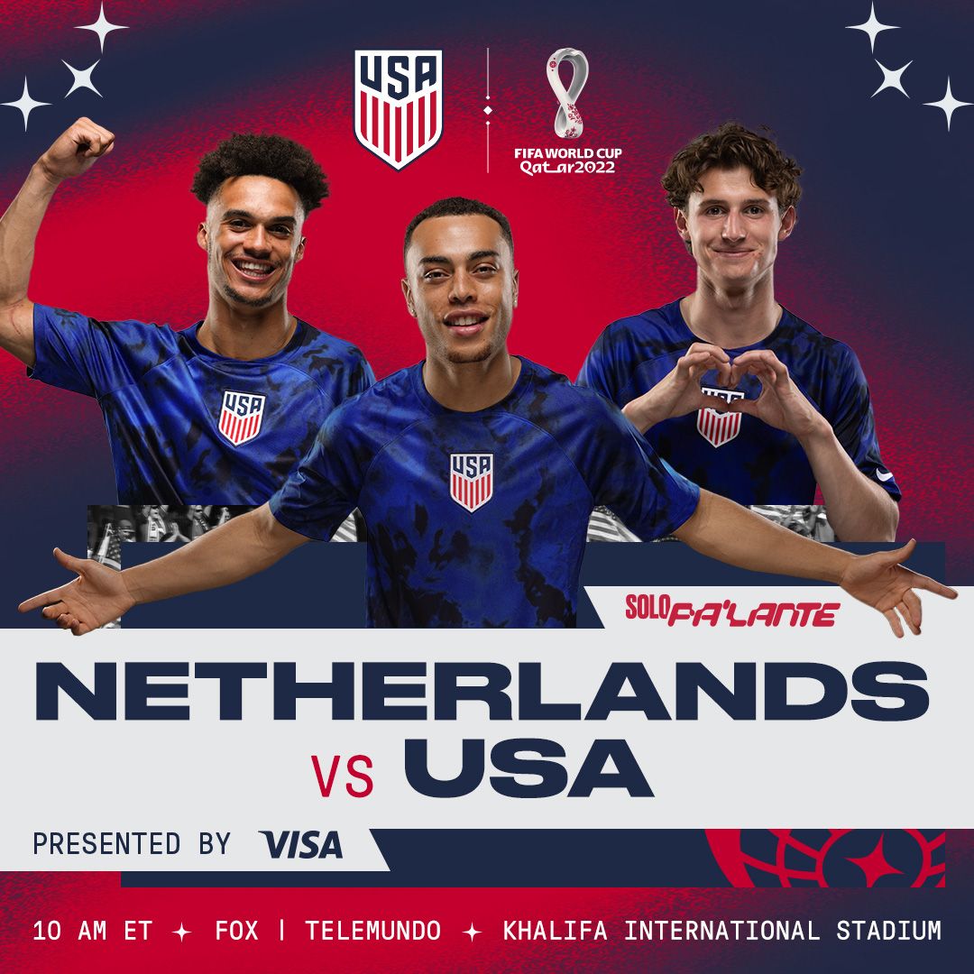 Preview: USMNT Set For FIFA World Cup Knockout Round Showdown With Netherlands On Saturday, Dec. 3