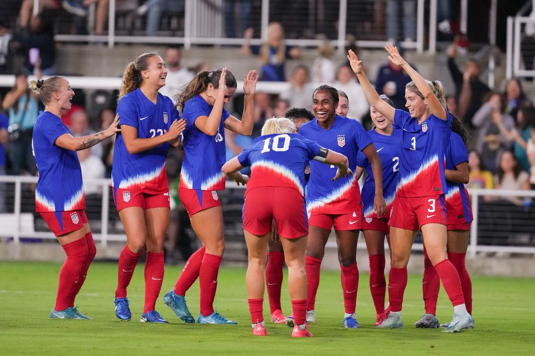 The USWNT celebrates on the field during a match against Argentina​​​​‌﻿‍﻿​‍​‍‌‍﻿﻿‌﻿​‍‌‍‍‌‌‍‌﻿‌‍‍‌‌‍﻿‍​‍​‍​﻿‍‍​‍​‍‌﻿​﻿‌‍​‌‌‍﻿‍‌‍‍‌‌﻿‌​‌﻿‍‌​‍﻿‍‌‍‍‌‌‍﻿﻿​‍​‍​‍﻿​​‍​‍‌‍‍​‌﻿​‍‌‍‌‌‌‍‌‍​‍​‍​﻿‍‍​‍​‍‌‍‍​‌﻿‌​‌﻿‌​‌﻿​​‌﻿​﻿​﻿‍‍​‍﻿﻿​‍﻿﻿‌﻿‌‌‌﻿​﻿‌﻿​﻿‌‍‌‍​‍﻿‍‌﻿​﻿‌‍​‌‌‍﻿‍‌‍‍‌‌﻿‌​‌﻿‍‌​‍﻿‍‌﻿​﻿‌﻿‌​‌﻿‌‌‌‍‌​‌‍‍‌‌‍﻿﻿​‍﻿﻿‌‍‍‌‌‍﻿‍‌﻿‌​‌‍‌‌‌‍﻿‍‌﻿‌​​‍﻿﻿‌‍‌‌‌‍‌​‌‍‍‌‌﻿‌​​‍﻿﻿‌‍﻿‌‌‍﻿﻿‌‍‌​‌‍‌‌​﻿﻿‌‌﻿​​‌﻿​‍‌‍‌‌‌﻿​﻿‌‍‌‌‌‍﻿‍‌﻿‌​‌‍​‌‌﻿‌​‌‍‍‌‌‍﻿﻿‌‍﻿‍​﻿‍﻿‌‍‍‌‌‍‌​​﻿﻿‌‌‍​‍‌‍​‍‌‍​﻿‌‍‌‌​﻿​‍‌‍​‍‌‍​‌‌‍​‌​‍﻿‌​﻿‌‍​﻿‌﻿​﻿​‍​﻿‌﻿​‍﻿‌​﻿‌​​﻿‍​​﻿‍‌​﻿‍‌​‍﻿‌​﻿‍‌​﻿​﻿‌‍‌‍​﻿‌‌​‍﻿‌‌‍‌​‌‍‌‍​﻿‍​​﻿‌‌‌‍​﻿‌‍​‌​﻿‍​​﻿‌﻿‌‍‌‌‌‍‌‍​﻿​‍‌‍‌‍​﻿‍﻿‌﻿‌​‌﻿‍‌‌﻿​​‌‍‌‌​﻿﻿‌‌﻿​﻿‌﻿‌​‌‍﻿﻿‌﻿​‍‌﻿‍‌​﻿‍﻿‌﻿​​‌‍​‌‌﻿‌​‌‍‍​​﻿﻿‌‌‍​﻿‌‍﻿﻿‌‍﻿‍‌﻿‌​‌‍‌‌‌‍﻿‍‌﻿‌​​‍‌‌​﻿‌‌‌​​‍‌‌﻿﻿‌‍‍﻿‌‍‌‌‌﻿‍‌​‍‌‌​﻿​﻿‌​‌​​‍‌‌​﻿​﻿‌​‌​​‍‌‌​﻿​‍​﻿​‍‌‍‌​‌‍‌‌​﻿‌​​﻿‍‌​﻿​​​﻿‌﻿‌‍​‍‌‍​‍‌‍​﻿‌‍‌‍​﻿‌​‌‍‌‍​‍‌‌​﻿​‍​﻿​‍​‍‌‌​﻿‌‌‌​‌​​‍﻿‍‌‍‍‌‌‍﻿‌‌‍​‌‌‍‌﻿‌‍‌‌‌​‌​‌‍‌‌‌﻿​﻿‌‍‍﻿‌﻿‌​‌‍﻿﻿‌﻿​​​‍﻿‍‌‍​‌‌‍﻿​‌﻿‌​​﻿﻿﻿‌‍​‍‌‍​‌‌﻿​﻿‌‍‌‌‌‌‌‌‌﻿​‍‌‍﻿​​﻿﻿‌‌‍‍​‌﻿‌​‌﻿‌​‌﻿​​‌﻿​﻿​‍‌‌​﻿​﻿‌​​‌​‍‌‌​﻿​‍‌​‌‍​‍‌‌​﻿​‍‌​‌‍‌﻿‌‌‌﻿​﻿‌﻿​﻿‌‍‌‍​‍﻿‍‌﻿​﻿‌‍​‌‌‍﻿‍‌‍‍‌‌﻿‌​‌﻿‍‌​‍﻿‍‌﻿​﻿‌﻿‌​‌﻿‌‌‌‍‌​‌‍‍‌‌‍﻿﻿​‍‌‍‌‍‍‌‌‍‌​​﻿﻿‌‌‍​‍‌‍​‍‌‍​﻿‌‍‌‌​﻿​‍‌‍​‍‌‍​‌‌‍​‌​‍﻿‌​﻿‌‍​﻿‌﻿​﻿​‍​﻿‌﻿​‍﻿‌​﻿‌​​﻿‍​​﻿‍‌​﻿‍‌​‍﻿‌​﻿‍‌​﻿​﻿‌‍‌‍​﻿‌‌​‍﻿‌‌‍‌​‌‍‌‍​﻿‍​​﻿‌‌‌‍​﻿‌‍​‌​﻿‍​​﻿‌﻿‌‍‌‌‌‍‌‍​﻿​‍‌‍‌‍​‍‌‍‌﻿‌​‌﻿‍‌‌﻿​​‌‍‌‌​﻿﻿‌‌﻿​﻿‌﻿‌​‌‍﻿﻿‌﻿​‍‌﻿‍‌​‍‌‍‌﻿​​‌‍​‌‌﻿‌​‌‍‍​​﻿﻿‌‌‍​﻿‌‍﻿﻿‌‍﻿‍‌﻿‌​‌‍‌‌‌‍﻿‍‌﻿‌​​‍‌‌​﻿‌‌‌​​‍‌‌﻿﻿‌‍‍﻿‌‍‌‌‌﻿‍‌​‍‌‌​﻿​﻿‌​‌​​‍‌‌​﻿​﻿‌​‌​​‍‌‌​﻿​‍​﻿​‍‌‍‌​‌‍‌‌​﻿‌​​﻿‍‌​﻿​​​﻿‌﻿‌‍​‍‌‍​‍‌‍​﻿‌‍‌‍​﻿‌​‌‍‌‍​‍‌‌​﻿​‍​﻿​‍​‍‌‌​﻿‌‌‌​‌​​‍﻿‍‌‍‍‌‌‍﻿‌‌‍​‌‌‍‌﻿‌‍‌‌‌​‌​‌‍‌‌‌﻿​﻿‌‍‍﻿‌﻿‌​‌‍﻿﻿‌﻿​​​‍﻿‍‌‍​‌‌‍﻿​‌﻿‌​​‍​‍‌﻿﻿‌