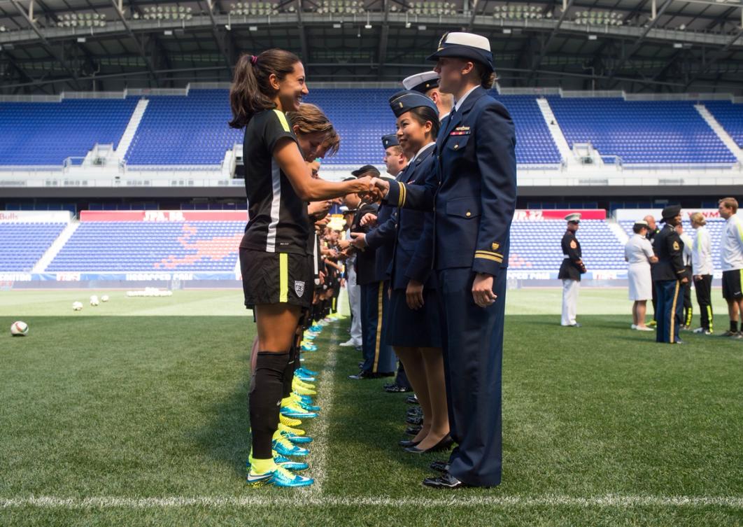 WNT Welcomes Special Guests to Training