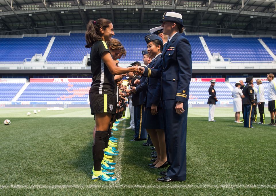 WNT Welcomes Special Guests to Training