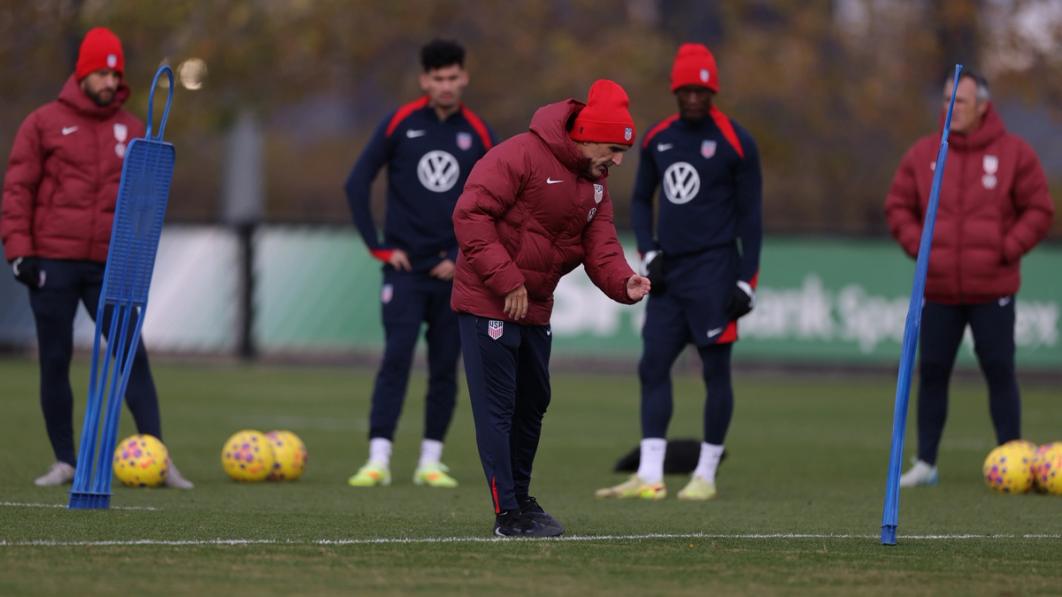 Jésus Pérez at USMNT training