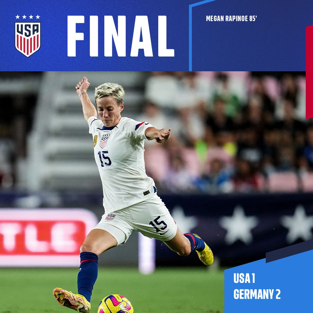 USWNT Battles To 2-1 Loss Against Germany In First Of Two Friendly Meetings On Home Soil