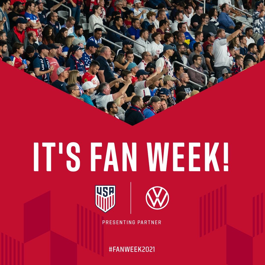 U.S. Soccer Fan Week Celebrates Supporters of the U.S. National Teams