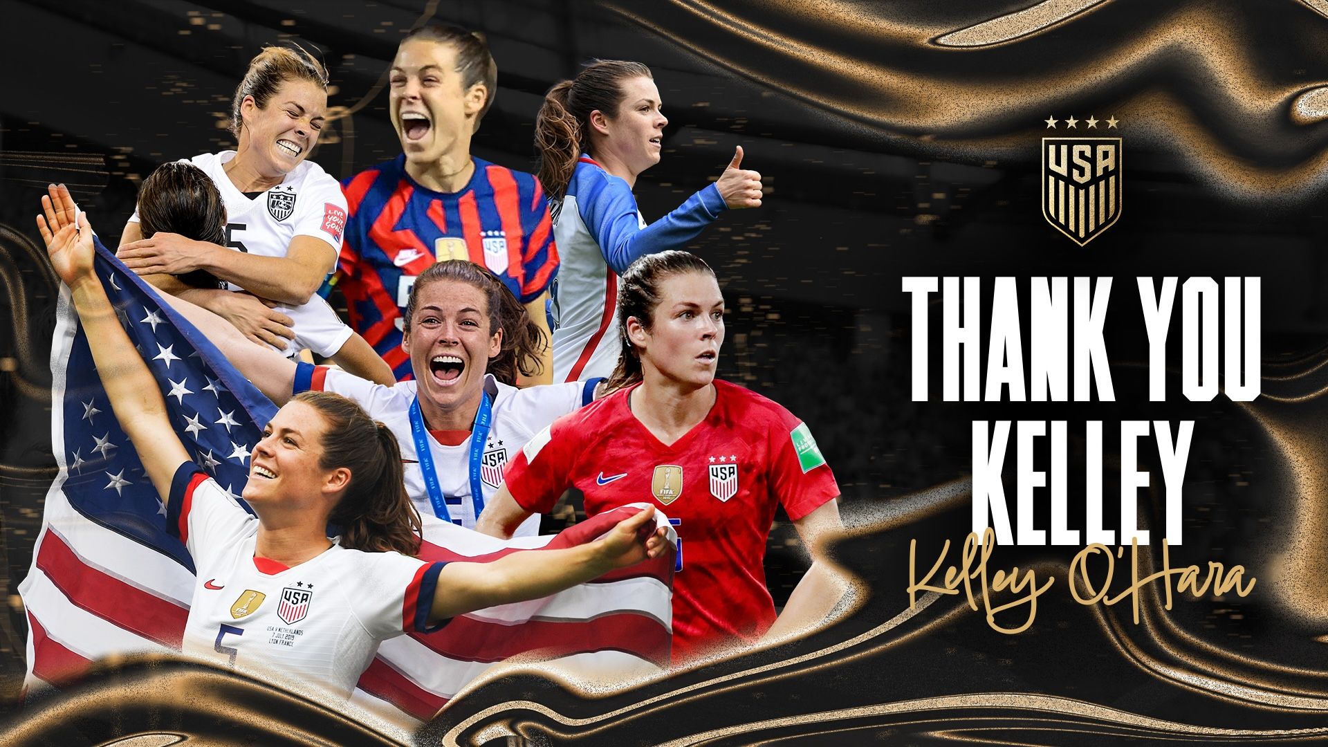 Two-Time Women’s World Cup Champion and Olympic Gold Medalist Kelley O’Hara Will Be Honored at Halftime of USWNT Match vs. Iceland on Oct. 27 in Nashville, Tenn.