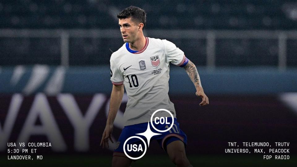 christian pulisic in white kit with text overlay usa vs colombia 530 pm et landover md tnt telemundo trutv universo max peacock fdp radio​​​​‌﻿‍﻿​‍​‍‌‍﻿﻿‌﻿​‍‌‍‍‌‌‍‌﻿‌‍‍‌‌‍﻿‍​‍​‍​﻿‍‍​‍​‍‌﻿​﻿‌‍​‌‌‍﻿‍‌‍‍‌‌﻿‌​‌﻿‍‌​‍﻿‍‌‍‍‌‌‍﻿﻿​‍​‍​‍﻿​​‍​‍‌‍‍​‌﻿​‍‌‍‌‌‌‍‌‍​‍​‍​﻿‍‍​‍​‍‌‍‍​‌﻿‌​‌﻿‌​‌﻿​​‌﻿​﻿​﻿‍‍​‍﻿﻿​‍﻿﻿‌﻿‌‌‌﻿​﻿‌﻿​﻿‌‍‌‍​‍﻿‍‌﻿​﻿‌‍​‌‌‍﻿‍‌‍‍‌‌﻿‌​‌﻿‍‌​‍﻿‍‌﻿​﻿‌﻿‌​‌﻿‌‌‌‍‌​‌‍‍‌‌‍﻿﻿​‍﻿﻿‌‍‍‌‌‍﻿‍‌﻿‌​‌‍‌‌‌‍﻿‍‌﻿‌​​‍﻿﻿‌‍‌‌‌‍‌​‌‍‍‌‌﻿‌​​‍﻿﻿‌‍﻿‌‌‍﻿﻿‌‍‌​‌‍‌‌​﻿﻿‌‌﻿​​‌﻿​‍‌‍‌‌‌﻿​﻿‌‍‌‌‌‍﻿‍‌﻿‌​‌‍​‌‌﻿‌​‌‍‍‌‌‍﻿﻿‌‍﻿‍​﻿‍﻿‌‍‍‌‌‍‌​​﻿﻿‌​﻿‍​​﻿‍‌‌‍​‍​﻿‌​‌‍​‌​﻿​﻿​﻿‌‍​﻿​‌​‍﻿‌​﻿​​‌‍​﻿​﻿​​​﻿‌﻿​‍﻿‌​﻿‌​​﻿‌﻿​﻿​‍​﻿‌‍​‍﻿‌​﻿‍‌​﻿‌‍​﻿​‌​﻿‌‍​‍﻿‌‌‍​‍​﻿‌‍‌‍‌‍‌‍​‍​﻿‌﻿‌‍‌​‌‍​‌‌‍‌‍​﻿‌‌‌‍​‍‌‍​‍​﻿‍‌​﻿‍﻿‌﻿‌​‌﻿‍‌‌﻿​​‌‍‌‌​﻿﻿‌‌﻿​﻿‌﻿‌​‌‍﻿﻿‌﻿​‍‌﻿‍‌​﻿‍﻿‌﻿​​‌‍​‌‌﻿‌​‌‍‍​​﻿﻿‌‌‍​﻿‌‍﻿﻿‌‍﻿‍‌﻿‌​‌‍‌‌‌‍﻿‍‌﻿‌​​‍‌‌​﻿‌‌‌​​‍‌‌﻿﻿‌‍‍﻿‌‍‌‌‌﻿‍‌​‍‌‌​﻿​﻿‌​‌​​‍‌‌​﻿​﻿‌​‌​​‍‌‌​﻿​‍​﻿​‍​﻿‌​​﻿‌​​﻿‍​​﻿‌﻿​﻿‌‍​﻿​​‌‍‌‍​﻿‍​‌‍​﻿​﻿​﻿‌‍​﻿‌‍​‌​‍‌‌​﻿​‍​﻿​‍​‍‌‌​﻿‌‌‌​‌​​‍﻿‍‌‍‍‌‌‍﻿‌‌‍​‌‌‍‌﻿‌‍‌‌‌​﻿‌‌‍﻿﻿‌‍​‍‌‍‍‌‌‍﻿​‌‍‌‌​‍﻿‍‌‍​‌‌‍﻿​‌﻿‌​​﻿﻿﻿‌‍​‍‌‍​‌‌﻿​﻿‌‍‌‌‌‌‌‌‌﻿​‍‌‍﻿​​﻿﻿‌‌‍‍​‌﻿‌​‌﻿‌​‌﻿​​‌﻿​﻿​‍‌‌​﻿​﻿‌​​‌​‍‌‌​﻿​‍‌​‌‍​‍‌‌​﻿​‍‌​‌‍‌﻿‌‌‌﻿​﻿‌﻿​﻿‌‍‌‍​‍﻿‍‌﻿​﻿‌‍​‌‌‍﻿‍‌‍‍‌‌﻿‌​‌﻿‍‌​‍﻿‍‌﻿​﻿‌﻿‌​‌﻿‌‌‌‍‌​‌‍‍‌‌‍﻿﻿​‍‌‍‌‍‍‌‌‍‌​​﻿﻿‌​﻿‍​​﻿‍‌‌‍​‍​﻿‌​‌‍​‌​﻿​﻿​﻿‌‍​﻿​‌​‍﻿‌​﻿​​‌‍​﻿​﻿​​​﻿‌﻿​‍﻿‌​﻿‌​​﻿‌﻿​﻿​‍​﻿‌‍​‍﻿‌​﻿‍‌​﻿‌‍​﻿​‌​﻿‌‍​‍﻿‌‌‍​‍​﻿‌‍‌‍‌‍‌‍​‍​﻿‌﻿‌‍‌​‌‍​‌‌‍‌‍​﻿‌‌‌‍​‍‌‍​‍​﻿‍‌​‍‌‍‌﻿‌​‌﻿‍‌‌﻿​​‌‍‌‌​﻿﻿‌‌﻿​﻿‌﻿‌​‌‍﻿﻿‌﻿​‍‌﻿‍‌​‍‌‍‌﻿​​‌‍​‌‌﻿‌​‌‍‍​​﻿﻿‌‌‍​﻿‌‍﻿﻿‌‍﻿‍‌﻿‌​‌‍‌‌‌‍﻿‍‌﻿‌​​‍‌‌​﻿‌‌‌​​‍‌‌﻿﻿‌‍‍﻿‌‍‌‌‌﻿‍‌​‍‌‌​﻿​﻿‌​‌​​‍‌‌​﻿​﻿‌​‌​​‍‌‌​﻿​‍​﻿​‍​﻿‌​​﻿‌​​﻿‍​​﻿‌﻿​﻿‌‍​﻿​​‌‍‌‍​﻿‍​‌‍​﻿​﻿​﻿‌‍​﻿‌‍​‌​‍‌‌​﻿​‍​﻿​‍​‍‌‌​﻿‌‌‌​‌​​‍﻿‍‌‍‍‌‌‍﻿‌‌‍​‌‌‍‌﻿‌‍‌‌‌​﻿‌‌‍﻿﻿‌‍​‍‌‍‍‌‌‍﻿​‌‍‌‌​‍﻿‍‌‍​‌‌‍﻿​‌﻿‌​​‍​‍‌﻿﻿‌