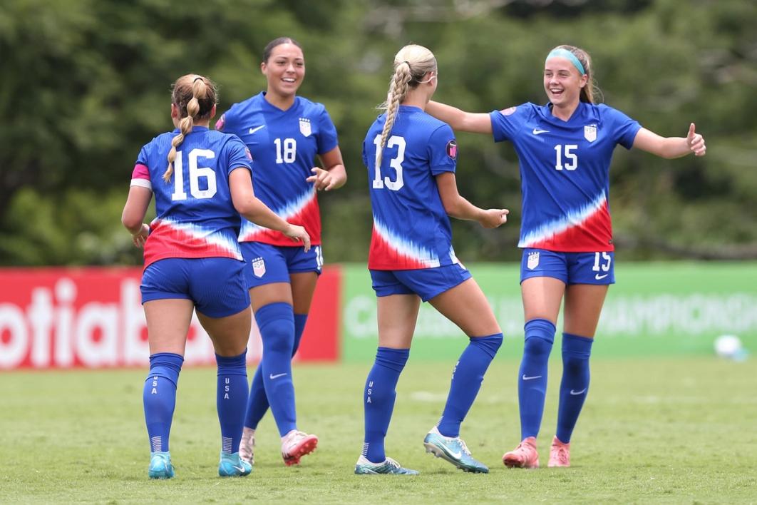 Four members of the US U-15 WYNT celebrate during a match against Haiti​​​​‌﻿‍﻿​‍​‍‌‍﻿﻿‌﻿​‍‌‍‍‌‌‍‌﻿‌‍‍‌‌‍﻿‍​‍​‍​﻿‍‍​‍​‍‌﻿​﻿‌‍​‌‌‍﻿‍‌‍‍‌‌﻿‌​‌﻿‍‌​‍﻿‍‌‍‍‌‌‍﻿﻿​‍​‍​‍﻿​​‍​‍‌‍‍​‌﻿​‍‌‍‌‌‌‍‌‍​‍​‍​﻿‍‍​‍​‍‌‍‍​‌﻿‌​‌﻿‌​‌﻿​​‌﻿​﻿​﻿‍‍​‍﻿﻿​‍﻿﻿‌﻿‌‌‌﻿​﻿‌﻿​﻿‌‍‌‍​‍﻿‍‌﻿​﻿‌‍​‌‌‍﻿‍‌‍‍‌‌﻿‌​‌﻿‍‌​‍﻿‍‌﻿​﻿‌﻿‌​‌﻿‌‌‌‍‌​‌‍‍‌‌‍﻿﻿​‍﻿﻿‌‍‍‌‌‍﻿‍‌﻿‌​‌‍‌‌‌‍﻿‍‌﻿‌​​‍﻿﻿‌‍‌‌‌‍‌​‌‍‍‌‌﻿‌​​‍﻿﻿‌‍﻿‌‌‍﻿﻿‌‍‌​‌‍‌‌​﻿﻿‌‌﻿​​‌﻿​‍‌‍‌‌‌﻿​﻿‌‍‌‌‌‍﻿‍‌﻿‌​‌‍​‌‌﻿‌​‌‍‍‌‌‍﻿﻿‌‍﻿‍​﻿‍﻿‌‍‍‌‌‍‌​​﻿﻿‌‌‍​‍​﻿‍​‌‍‌‍​﻿‌﻿​﻿​﻿‌‍​‍​﻿​‌​﻿​‌​‍﻿‌​﻿‌‌‌‍‌​​﻿‍​​﻿‍‌​‍﻿‌​﻿‌​‌‍‌‍​﻿‌‍​﻿​‌​‍﻿‌‌‍​‍​﻿‌‌‌‍‌​​﻿‌‍​‍﻿‌‌‍​﻿‌‍‌‍​﻿​﻿​﻿‍​​﻿‌‌‌‍​﻿​﻿​‍‌‍‌‌‌‍​‌‌‍​‌‌‍‌​​﻿‌‌​﻿‍﻿‌﻿‌​‌﻿‍‌‌﻿​​‌‍‌‌​﻿﻿‌‌﻿​﻿‌﻿‌​‌‍﻿﻿‌﻿​‍‌﻿‍‌​﻿‍﻿‌﻿​​‌‍​‌‌﻿‌​‌‍‍​​﻿﻿‌‌‍​﻿‌‍﻿﻿‌‍﻿‍‌﻿‌​‌‍‌‌‌‍﻿‍‌﻿‌​​‍‌‌​﻿‌‌‌​​‍‌‌﻿﻿‌‍‍﻿‌‍‌‌‌﻿‍‌​‍‌‌​﻿​﻿‌​‌​​‍‌‌​﻿​﻿‌​‌​​‍‌‌​﻿​‍​﻿​‍‌‍​﻿​﻿​​‌‍‌​​﻿​﻿​﻿‍‌‌‍‌‍‌‍​﻿‌‍‌‍‌‍​﻿​﻿​‌​﻿‌‍‌‍‌​​‍‌‌​﻿​‍​﻿​‍​‍‌‌​﻿‌‌‌​‌​​‍﻿‍‌‍‍‌‌‍﻿‌‌‍​‌‌‍‌﻿‌‍‌‌‌​‌​‌‍‌‌‌﻿​﻿‌‍‍﻿‌﻿‌​‌‍﻿﻿‌﻿​​​‍﻿‍‌‍​‌‌‍﻿​‌﻿‌​​﻿﻿﻿‌‍​‍‌‍​‌‌﻿​﻿‌‍‌‌‌‌‌‌‌﻿​‍‌‍﻿​​﻿﻿‌‌‍‍​‌﻿‌​‌﻿‌​‌﻿​​‌﻿​﻿​‍‌‌​﻿​﻿‌​​‌​‍‌‌​﻿​‍‌​‌‍​‍‌‌​﻿​‍‌​‌‍‌﻿‌‌‌﻿​﻿‌﻿​﻿‌‍‌‍​‍﻿‍‌﻿​﻿‌‍​‌‌‍﻿‍‌‍‍‌‌﻿‌​‌﻿‍‌​‍﻿‍‌﻿​﻿‌﻿‌​‌﻿‌‌‌‍‌​‌‍‍‌‌‍﻿﻿​‍‌‍‌‍‍‌‌‍‌​​﻿﻿‌‌‍​‍​﻿‍​‌‍‌‍​﻿‌﻿​﻿​﻿‌‍​‍​﻿​‌​﻿​‌​‍﻿‌​﻿‌‌‌‍‌​​﻿‍​​﻿‍‌​‍﻿‌​﻿‌​‌‍‌‍​﻿‌‍​﻿​‌​‍﻿‌‌‍​‍​﻿‌‌‌‍‌​​﻿‌‍​‍﻿‌‌‍​﻿‌‍‌‍​﻿​﻿​﻿‍​​﻿‌‌‌‍​﻿​﻿​‍‌‍‌‌‌‍​‌‌‍​‌‌‍‌​​﻿‌‌​‍‌‍‌﻿‌​‌﻿‍‌‌﻿​​‌‍‌‌​﻿﻿‌‌﻿​﻿‌﻿‌​‌‍﻿﻿‌﻿​‍‌﻿‍‌​‍‌‍‌﻿​​‌‍​‌‌﻿‌​‌‍‍​​﻿﻿‌‌‍​﻿‌‍﻿﻿‌‍﻿‍‌﻿‌​‌‍‌‌‌‍﻿‍‌﻿‌​​‍‌‌​﻿‌‌‌​​‍‌‌﻿﻿‌‍‍﻿‌‍‌‌‌﻿‍‌​‍‌‌​﻿​﻿‌​‌​​‍‌‌​﻿​﻿‌​‌​​‍‌‌​﻿​‍​﻿​‍‌‍​﻿​﻿​​‌‍‌​​﻿​﻿​﻿‍‌‌‍‌‍‌‍​﻿‌‍‌‍‌‍​﻿​﻿​‌​﻿‌‍‌‍‌​​‍‌‌​﻿​‍​﻿​‍​‍‌‌​﻿‌‌‌​‌​​‍﻿‍‌‍‍‌‌‍﻿‌‌‍​‌‌‍‌﻿‌‍‌‌‌​‌​‌‍‌‌‌﻿​﻿‌‍‍﻿‌﻿‌​‌‍﻿﻿‌﻿​​​‍﻿‍‌‍​‌‌‍﻿​‌﻿‌​​‍​‍‌﻿﻿‌