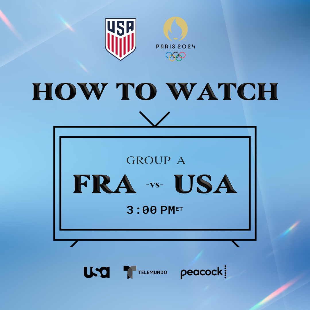 How to Watch and Stream the U.S. Men’s Olympic Soccer Team vs. France