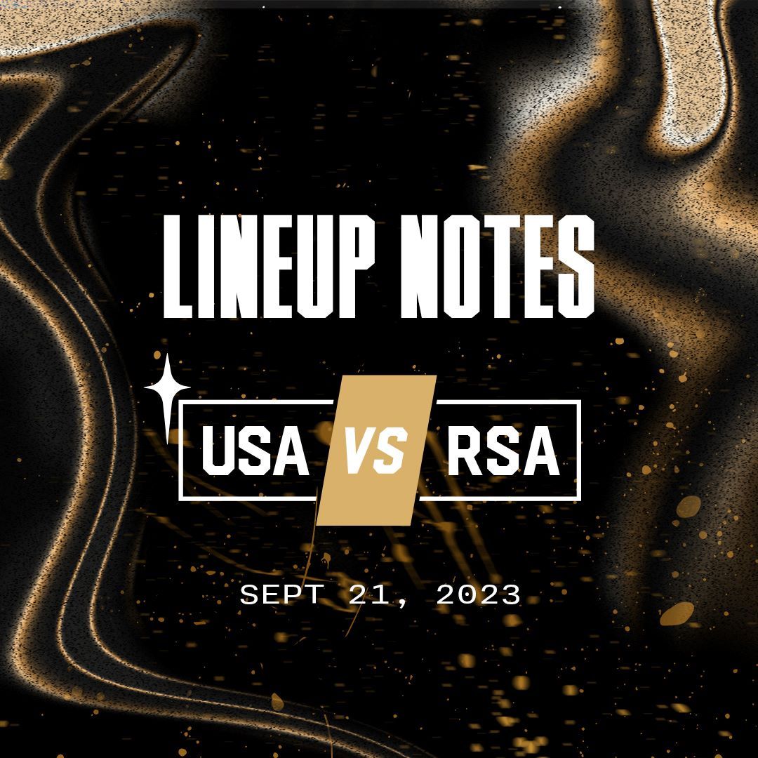 USWNT vs. South Africa - Starting XI & Lineup Notes