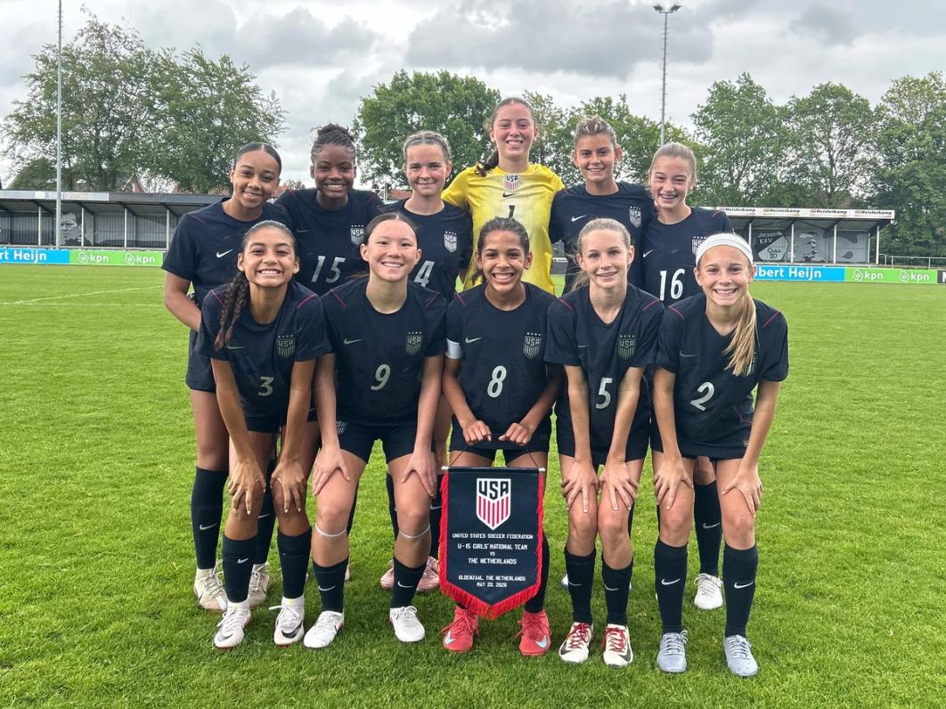 U.S. U-15 Girls’ National Team Falls, 4-1, to the Netherlands