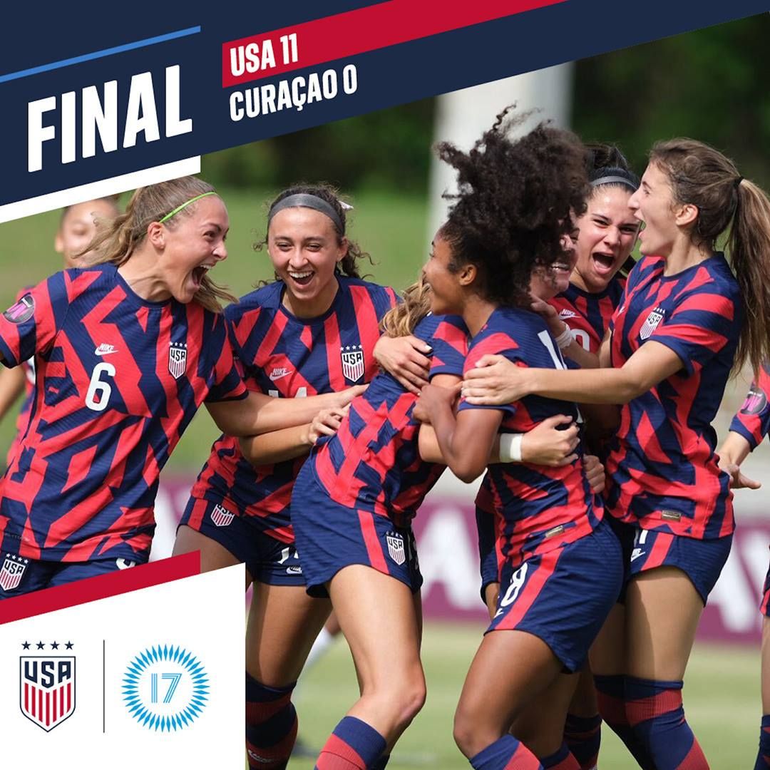 U.S. U-17 Women’s Youth National Team Rolls Past Curaçao 11-0 In Round Of 16 At World Cup Qualifying In The Dominican Republic