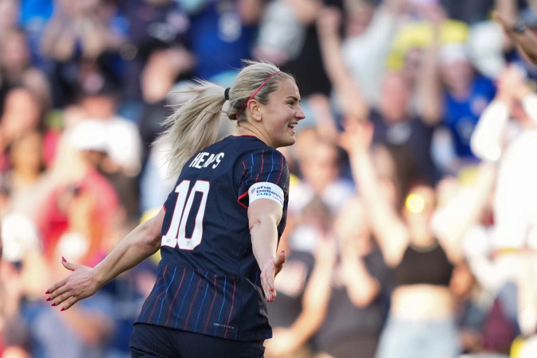 Heaps recorded goal, assist in 2-0 win against Argentina; USA looks to Canada next