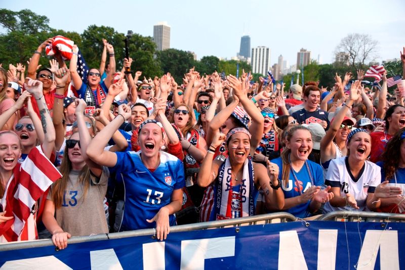 WNT WWC Final Viewing Party Chicago