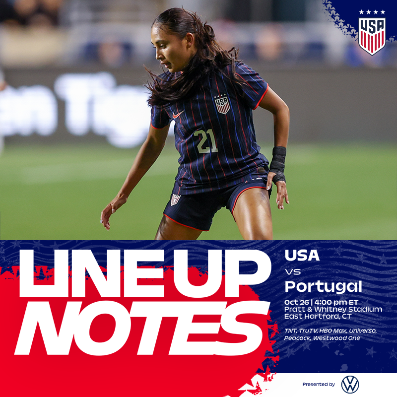 USWNT vs. Portugal: Starting XI & Lineup Notes