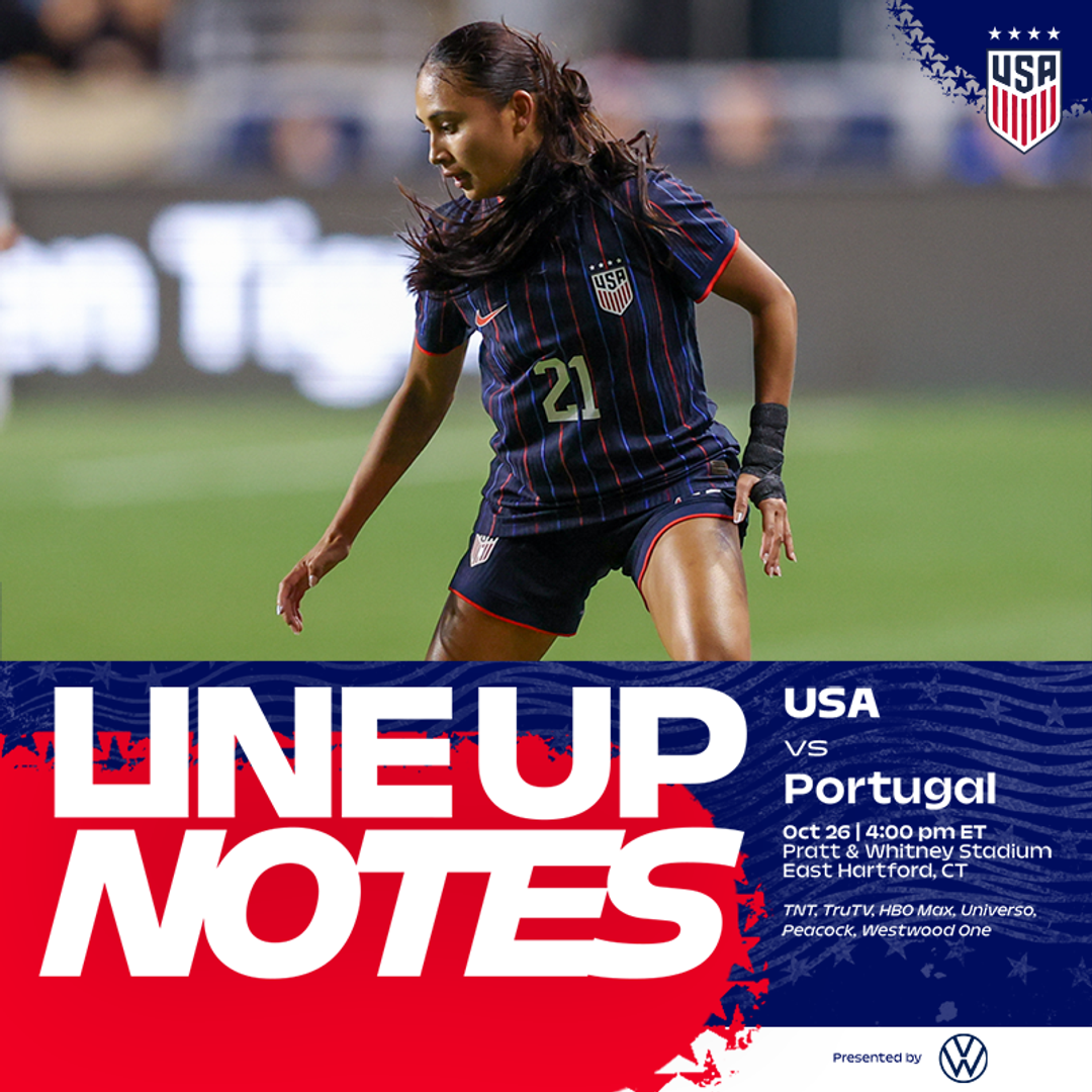 USWNT vs. Portugal: Starting XI & Lineup Notes
