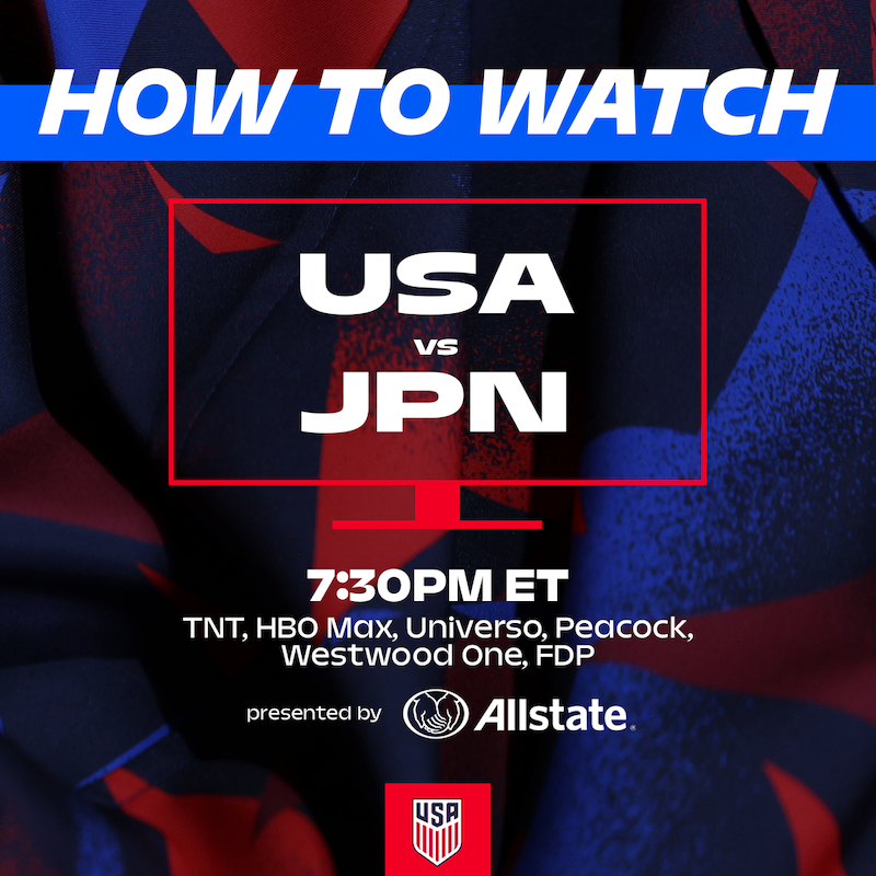How to Watch: USMNT vs. Japan