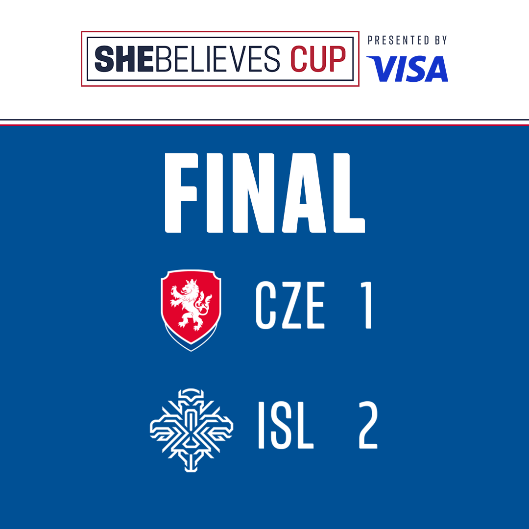 Iceland Defeats Czech Republic 2-1 On Second Match Day Of 2022 SheBelieves Cup Presented By Visa