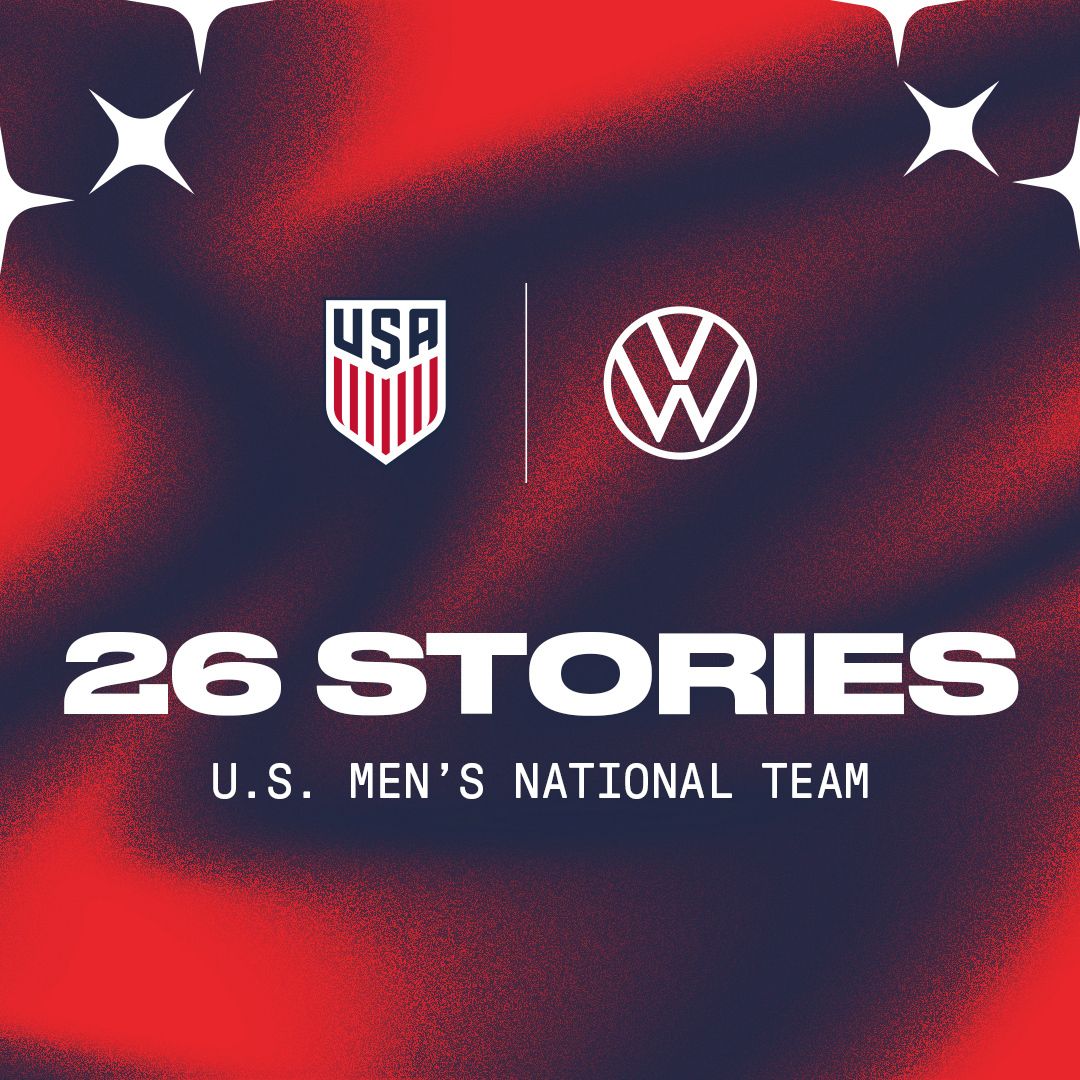 U.S. Soccer Launches “One Nation. One Team. 26 Stories.” Series, Presented By Volkswagen, On The USA’s 2022 FIFA World Cup Team