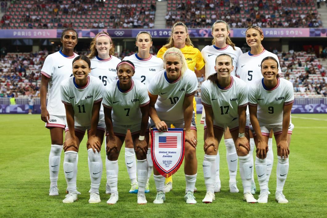 La formation de départ de l'USWNT affrontera la Zambie aux Jeux olympiques de 2024