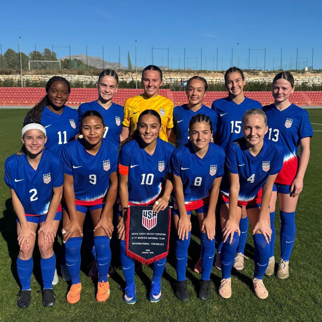 U.S. Under-17 Women’s National Team Draws 2-2 with Germany in First of Two Matches to Kick Off 2026