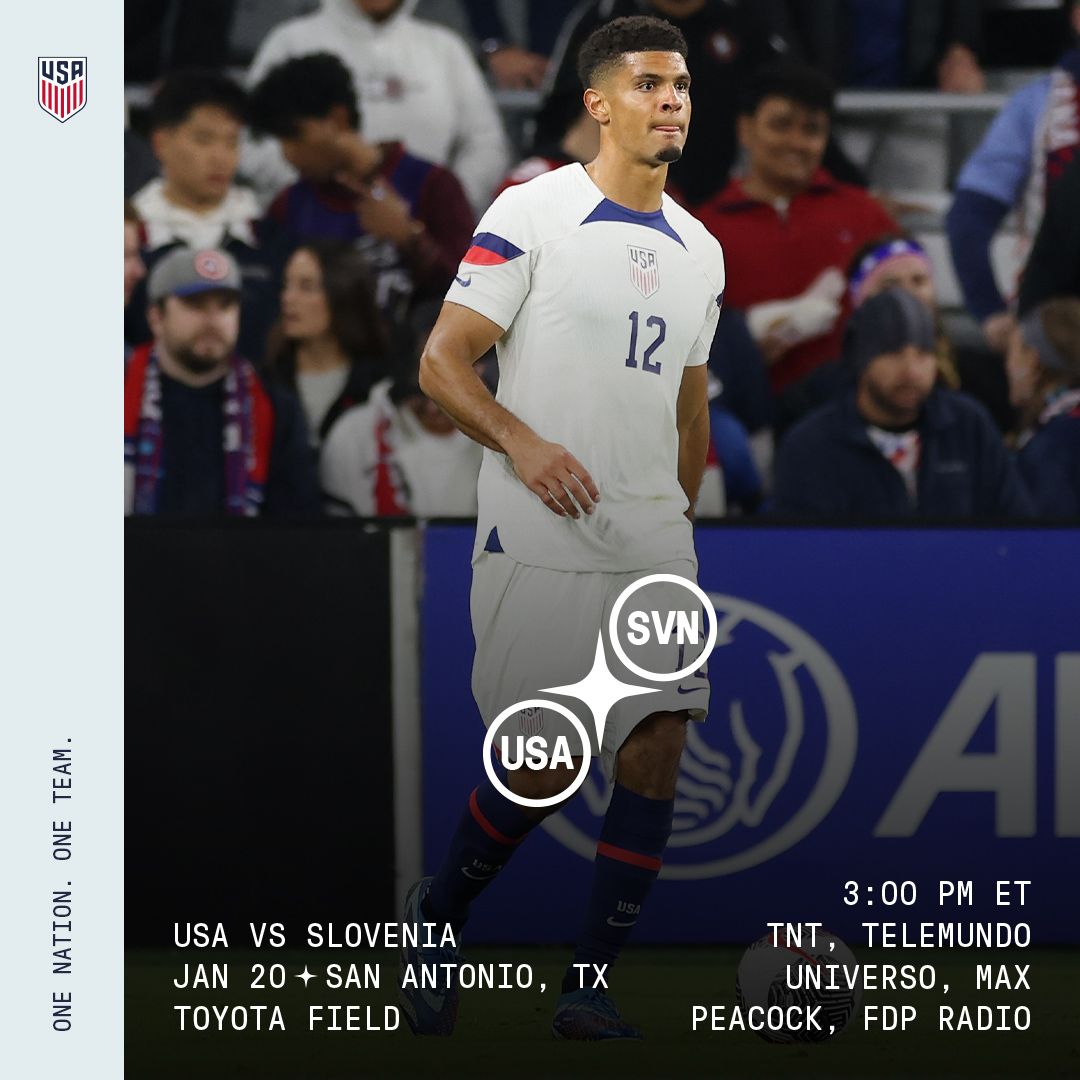PREVIEW: USMNT Opens 2024 Campaign Against Slovenia in San Antonio