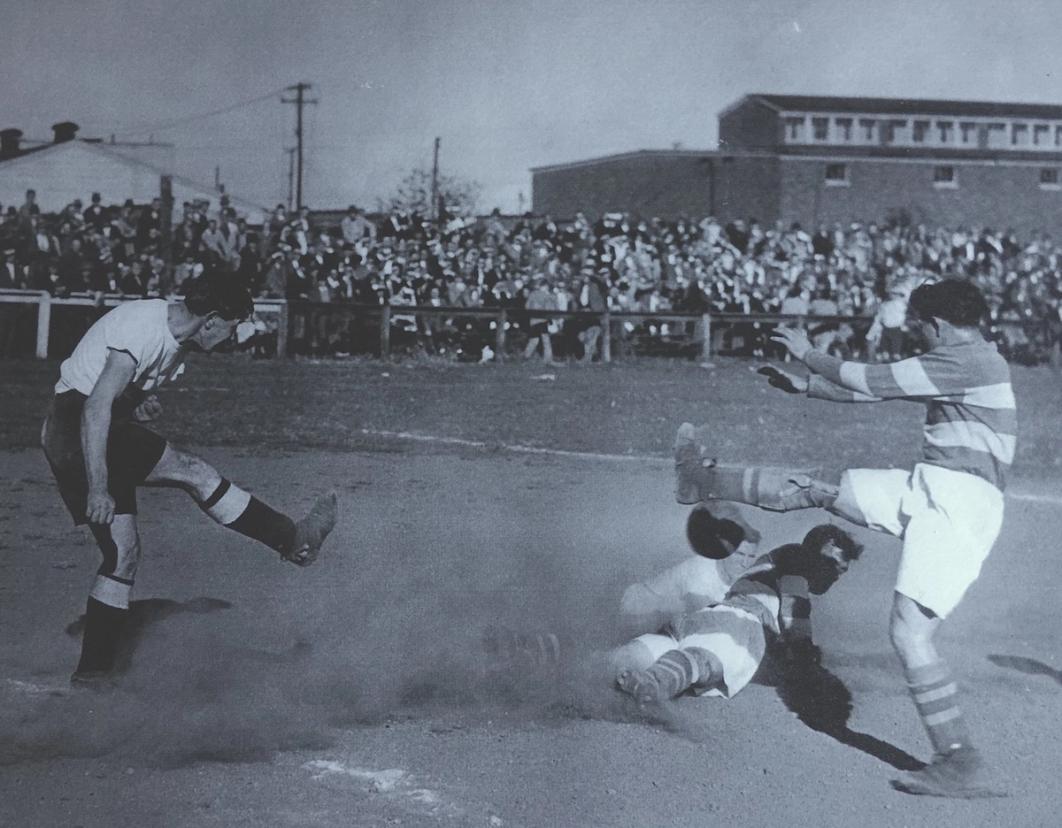 The historic Kearny Scots in action in the mid-1940s 