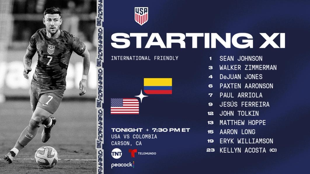 International Friendly: USA vs. Colombia - Lineup, Schedule & TV Channels international-friendly-usa-vs-colombia-lineup-schedule-tv-channels