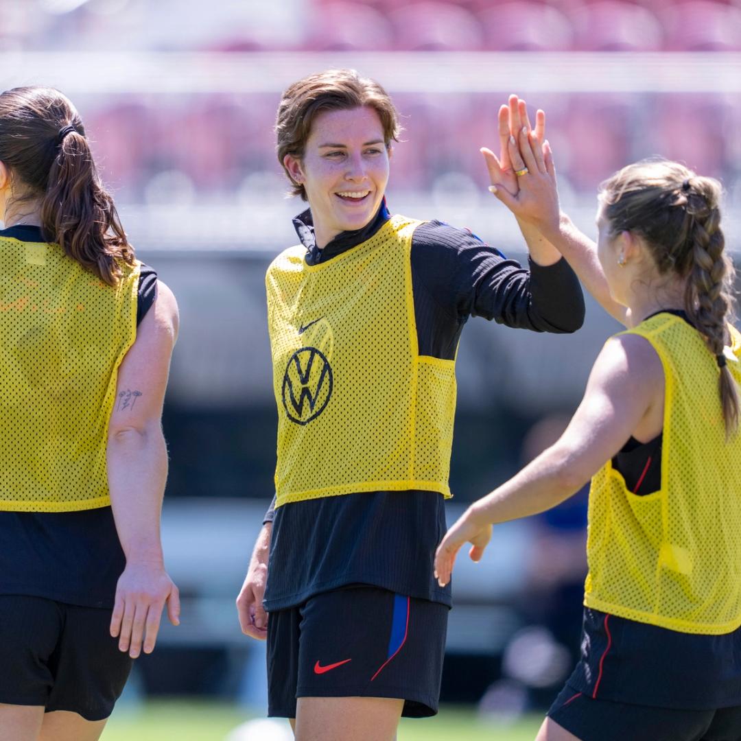 Tierna Davidson Brings Gratitude to USWNT Camp Following Year-Long Absence