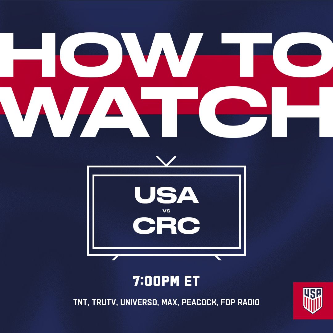 How to Watch and Stream USMNT vs. Costa Rica