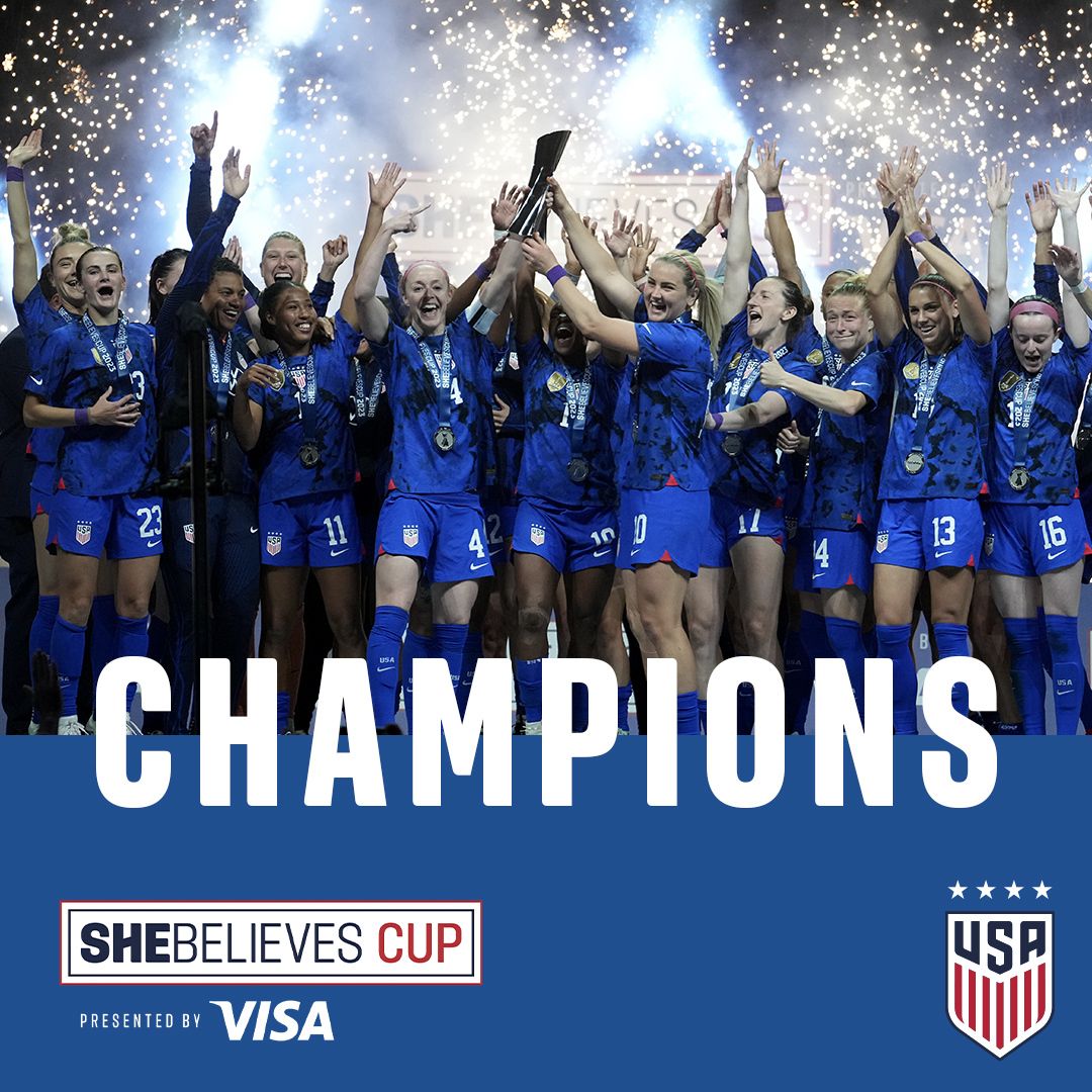 2023 SheBelieves Cup USWNT 2 Brazil 1 Match Report Stats Standings