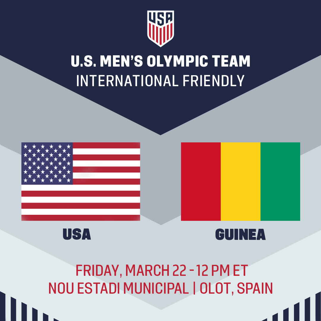 U.S. Men’s Olympic Team Set To Face Guinea On March 22 In Northeastern Spain