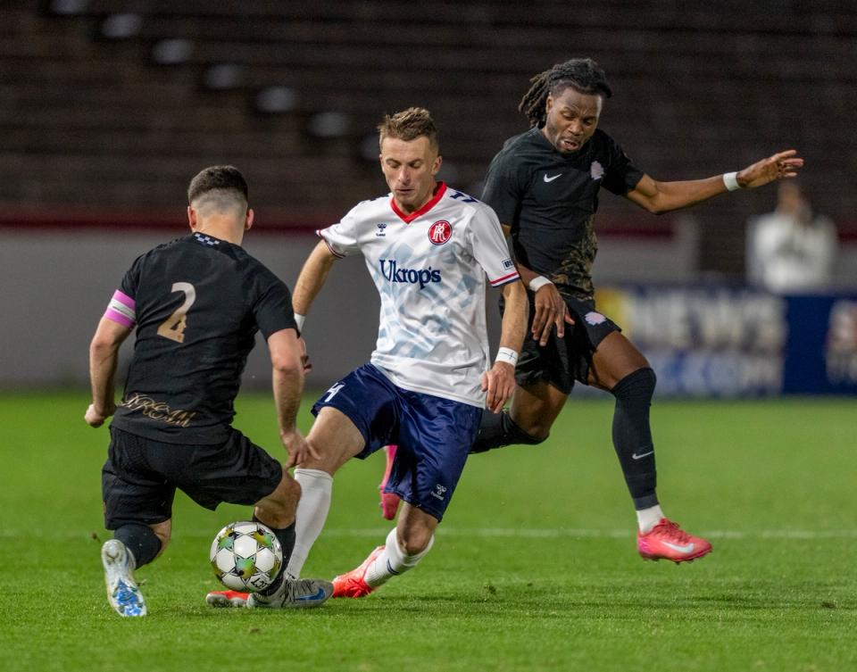 Virginia Dream’s amateurs in 2025 Open Cup First Round action against the Richmond Kickers