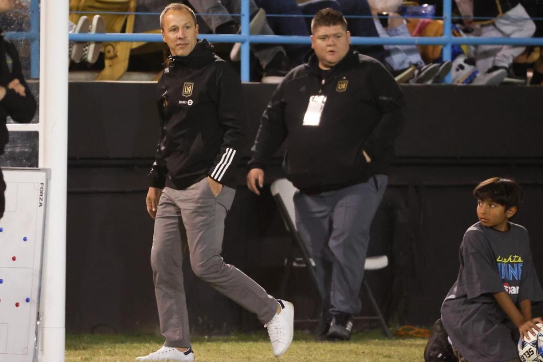 Steve Cherundolo after being sent off in LAFC’s first 2014 Open Cup game in Las Vegas  