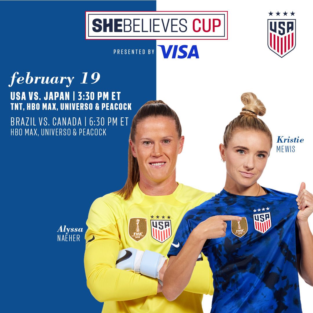 2023 SheBelieves Cup USWNT vs Japan Preview TV Channels Start Time