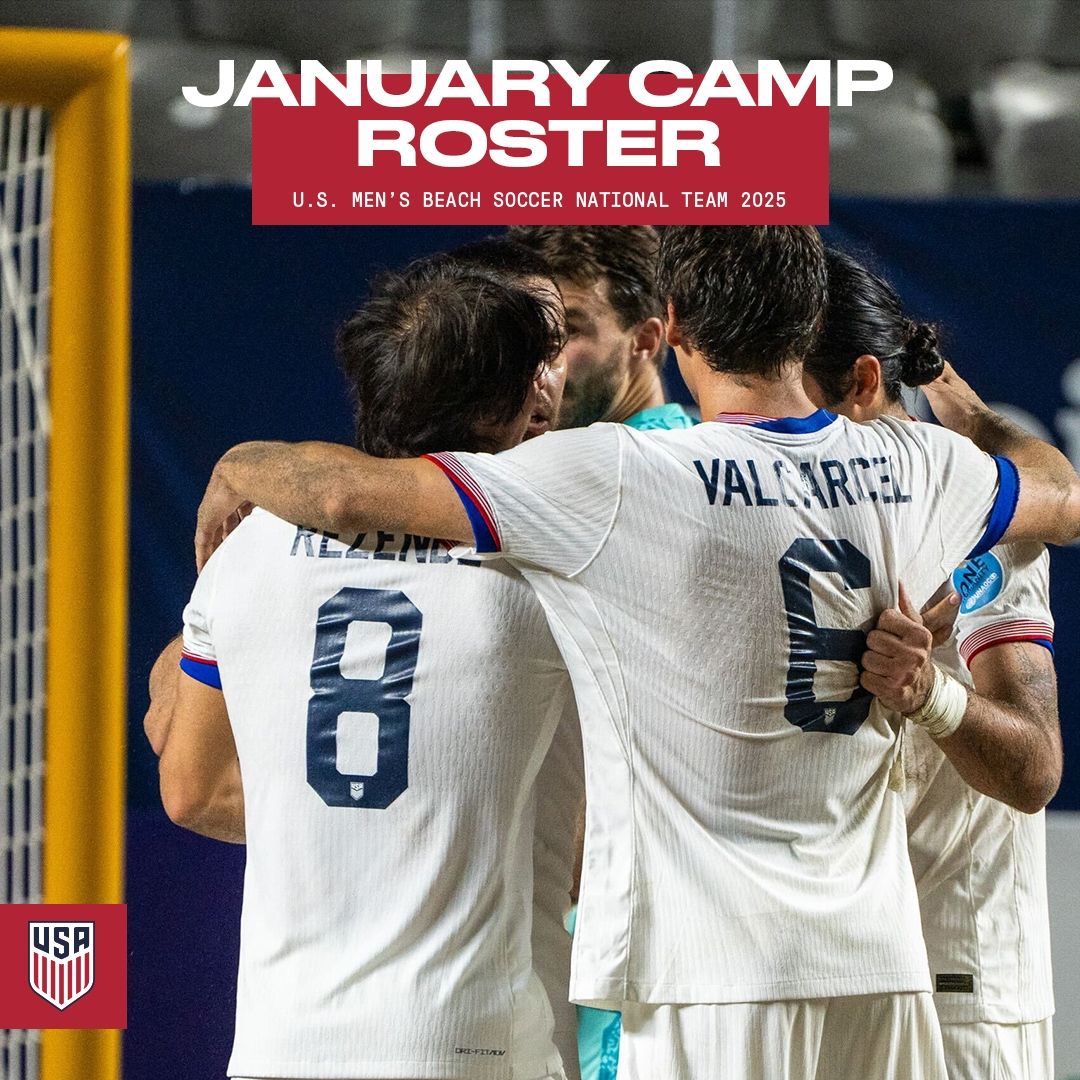 Ian Carry Calls 14-Player U.S. Men’s Beach Soccer National Team Roster for Domestic Training Camp from January 18-23 in Fort Lauderdale