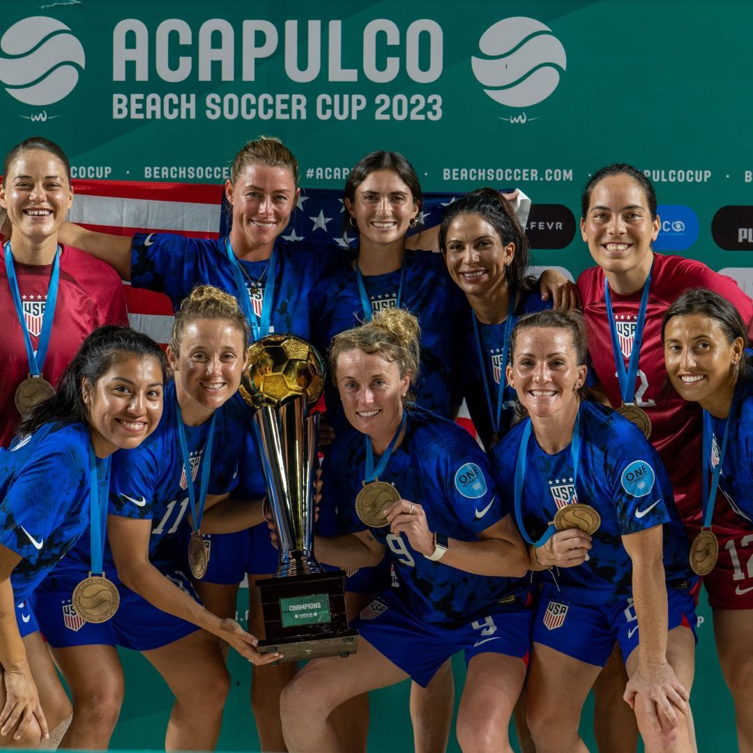 U.S. Beach Soccer Women’s National Team Wins Acapulco Cup With Three Straight Wins