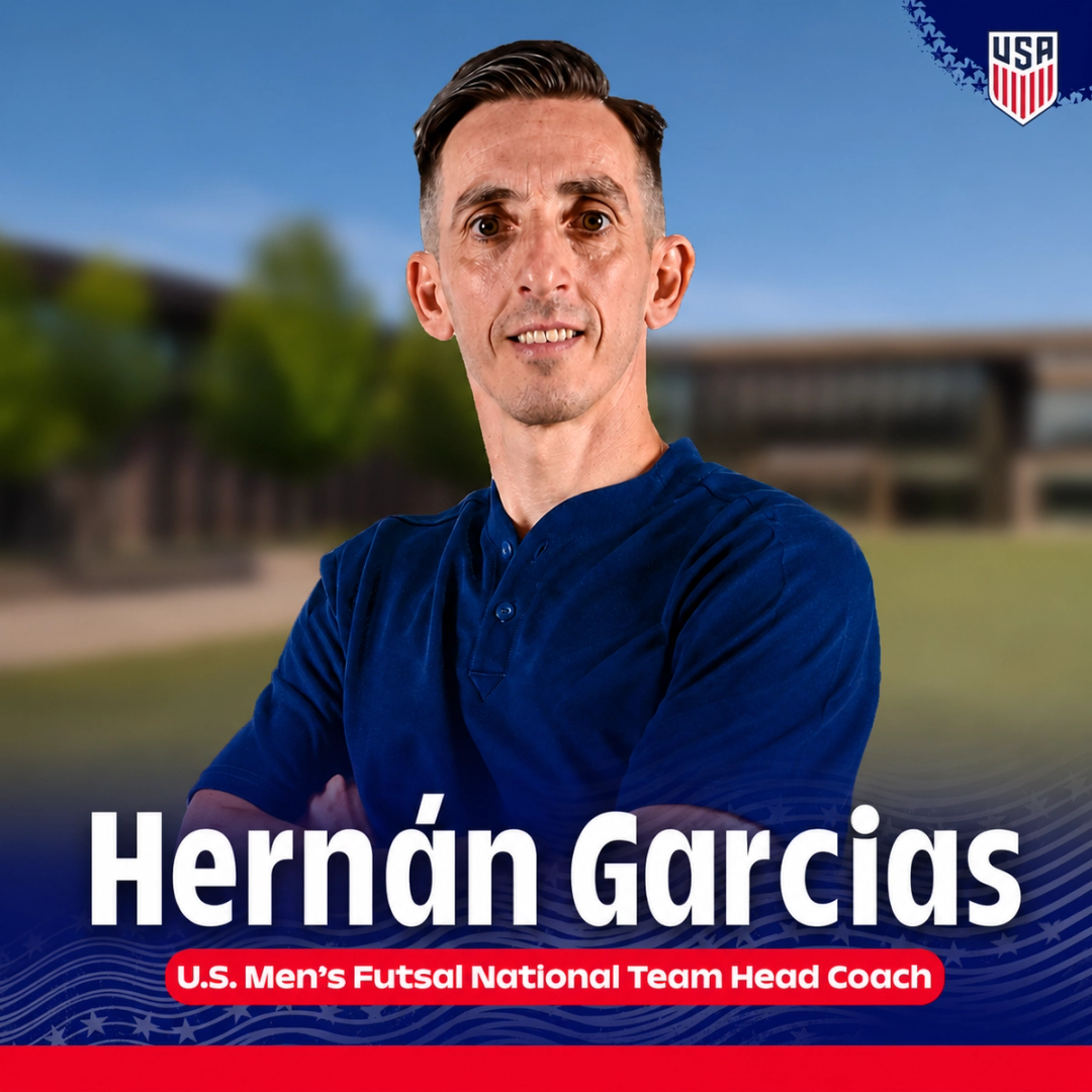 Hernán Garcias Named Head Coach of U.S. Men's Futsal National Team