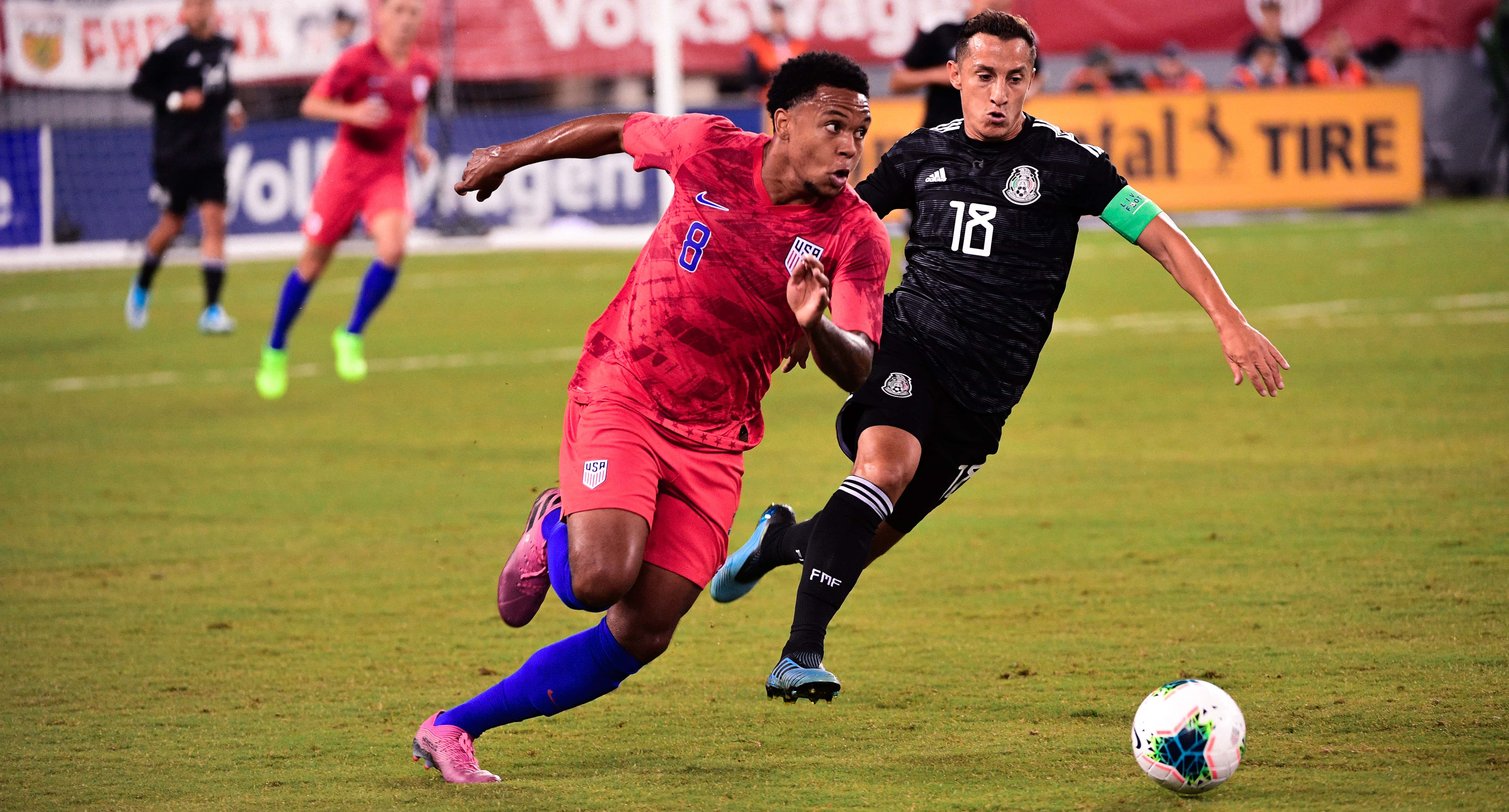 Soccer Players Mexico Vs Usa Players Men's Soccer Team Mexico
