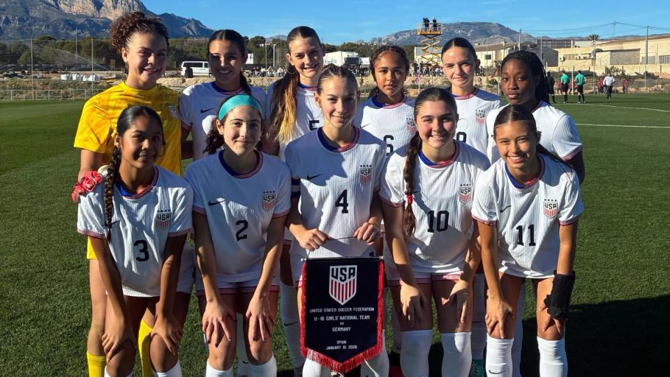 Kayleigh Cabigon scores lone U.S. goal off the assist from Natalia Hanson