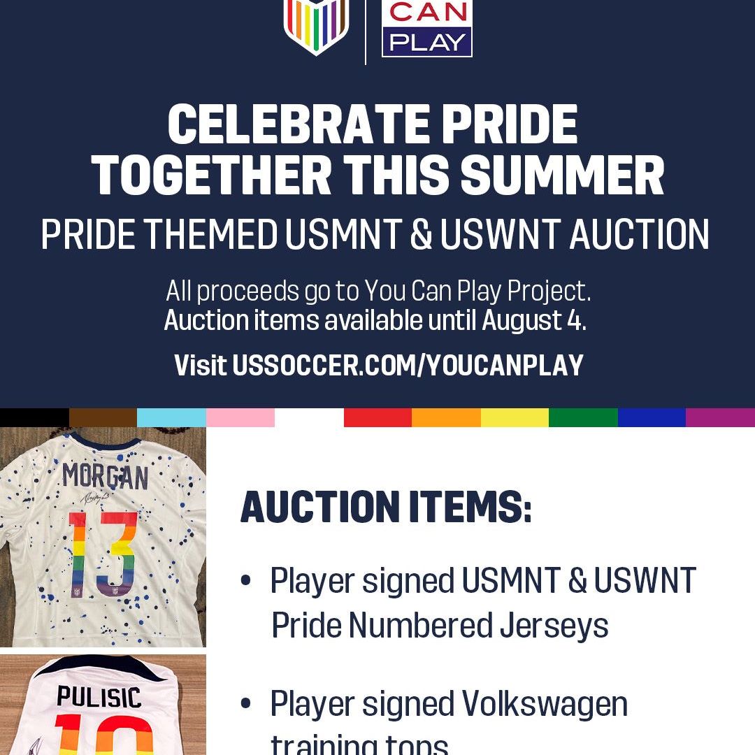 US Soccer Partners With You Can Play Project And Volkswagen To Celebrate And Support LGBTQ Community