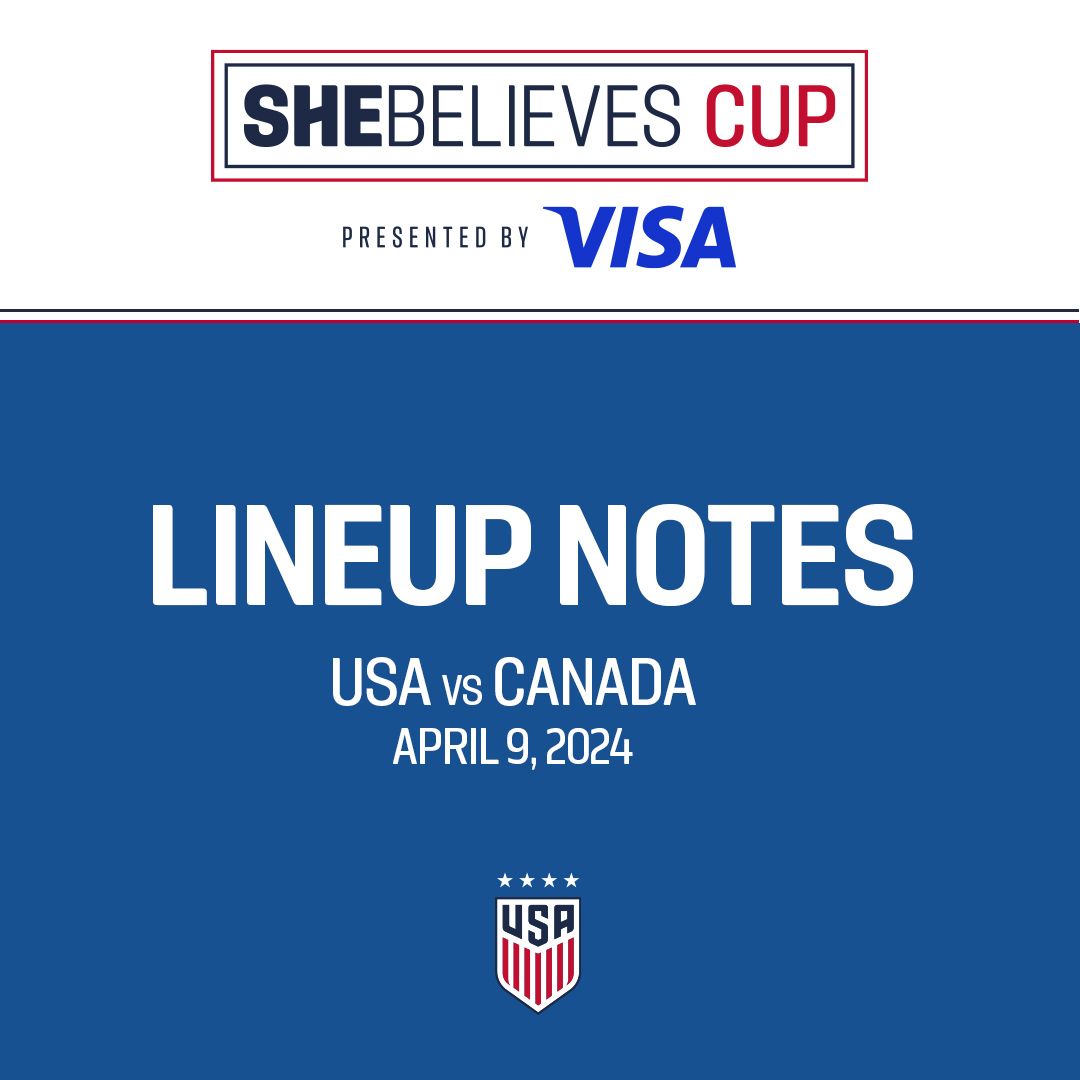 2024 shebelieves cup final uswnt vs canada usa lineup today starting 11
