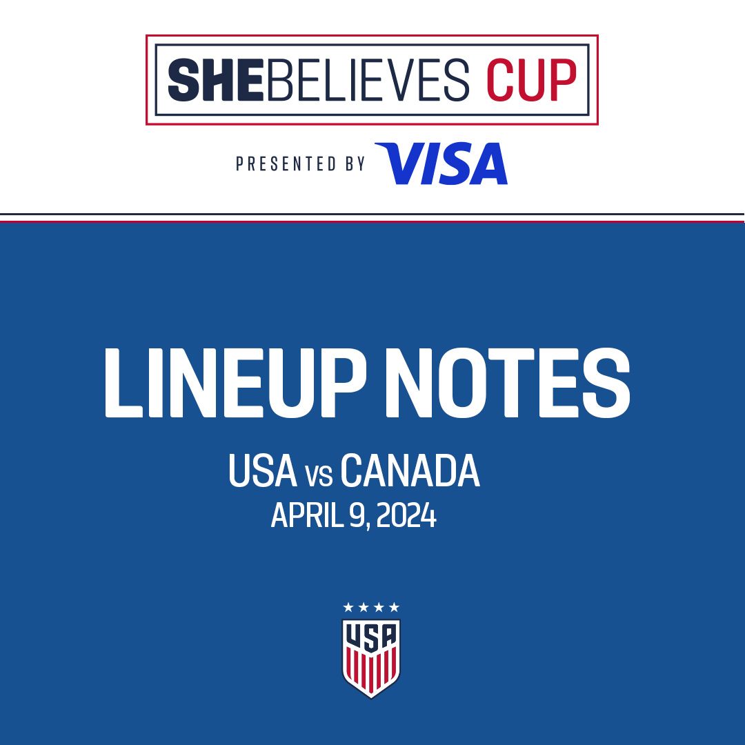 USWNT vs. Canada: Starting XI & Lineup Notes