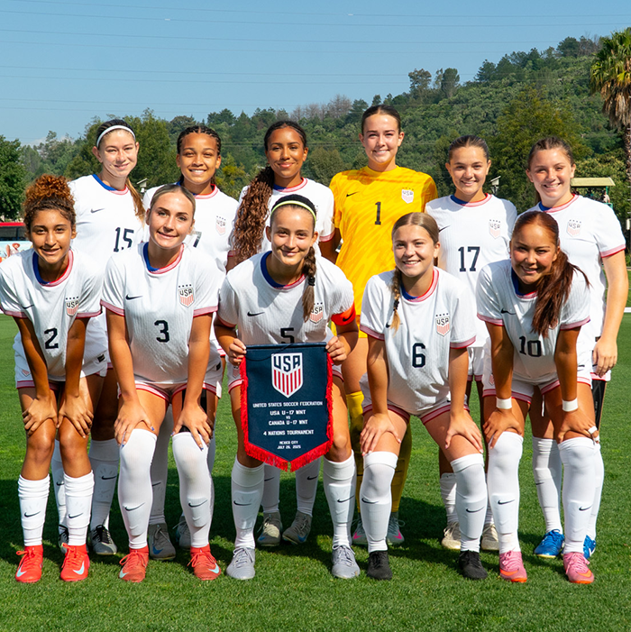 U.S. U-17 Women’s National Team Draws 1-1 with Canada to Open 4 Nations Tournament In Mexico City, Then Wins Penalty Kick Shootout, 5-3 