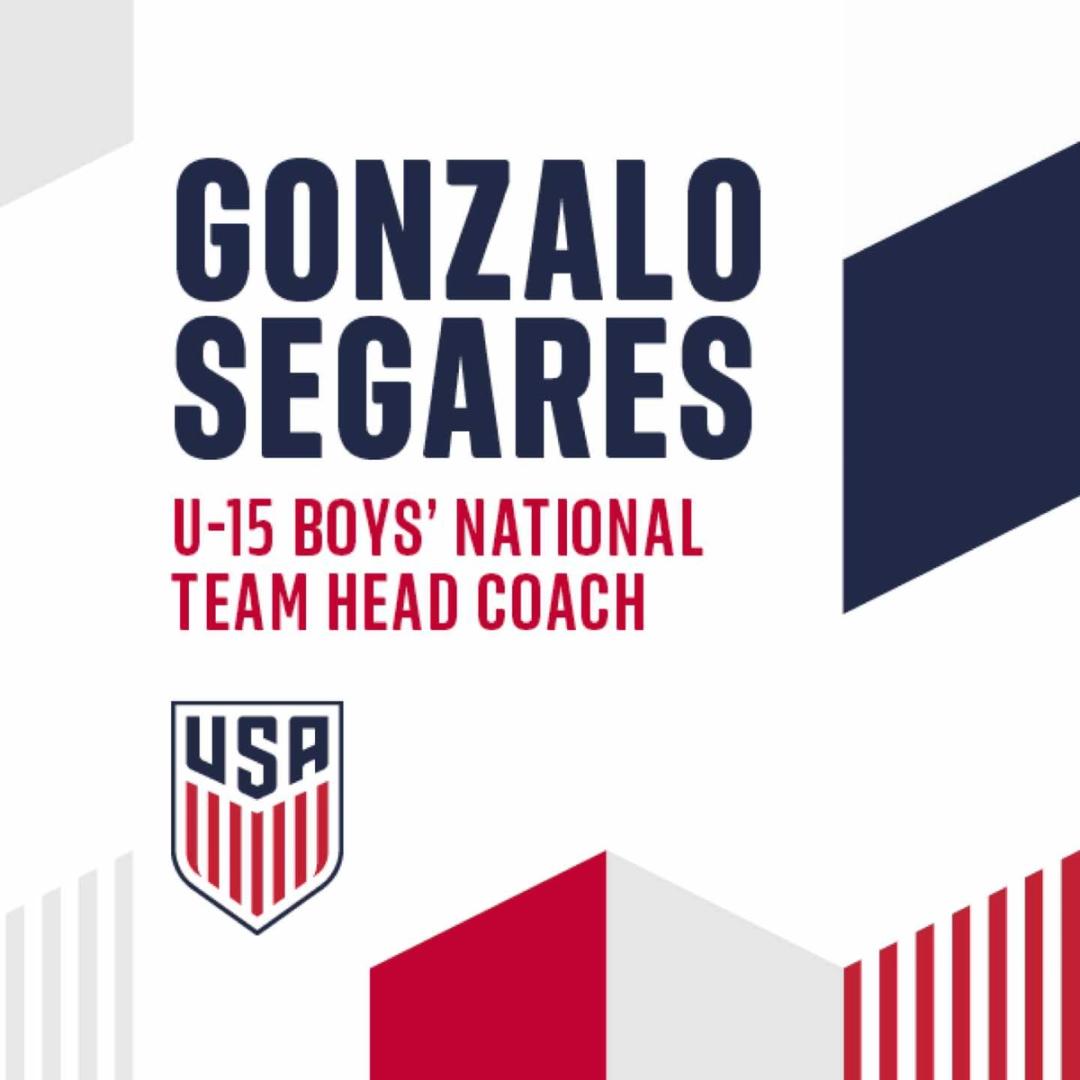 Gonzalo Segares Named Head Coach of U.S. Under-15 Boys’ National Team