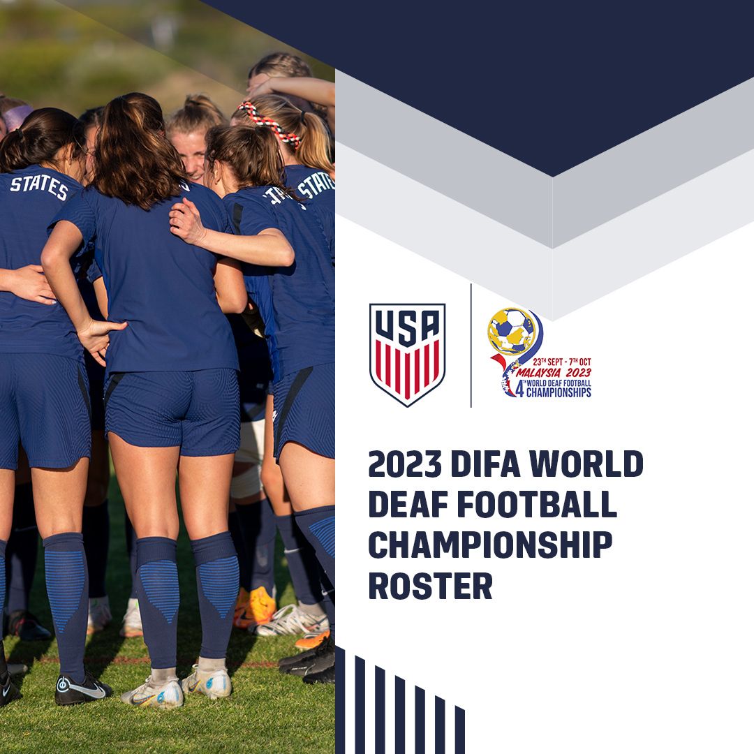 Head Coach Amy Griffin Names Women’s Deaf National Team Roster As USA Looks To Continue Dominance At 2023 World Deaf Football Championships