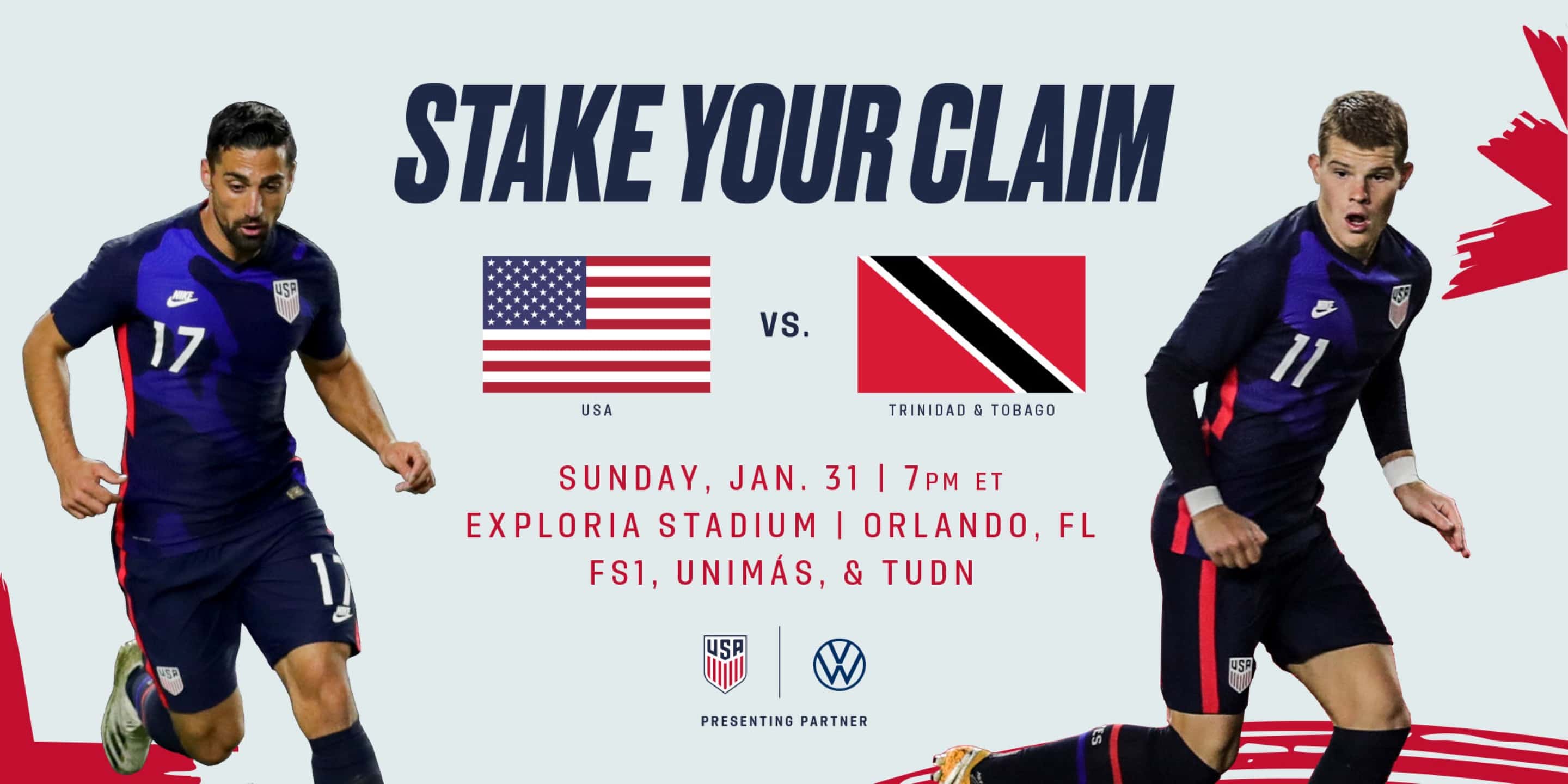 U.S. Men’s National Team to Open 2021 Against Trinidad & Tobago on