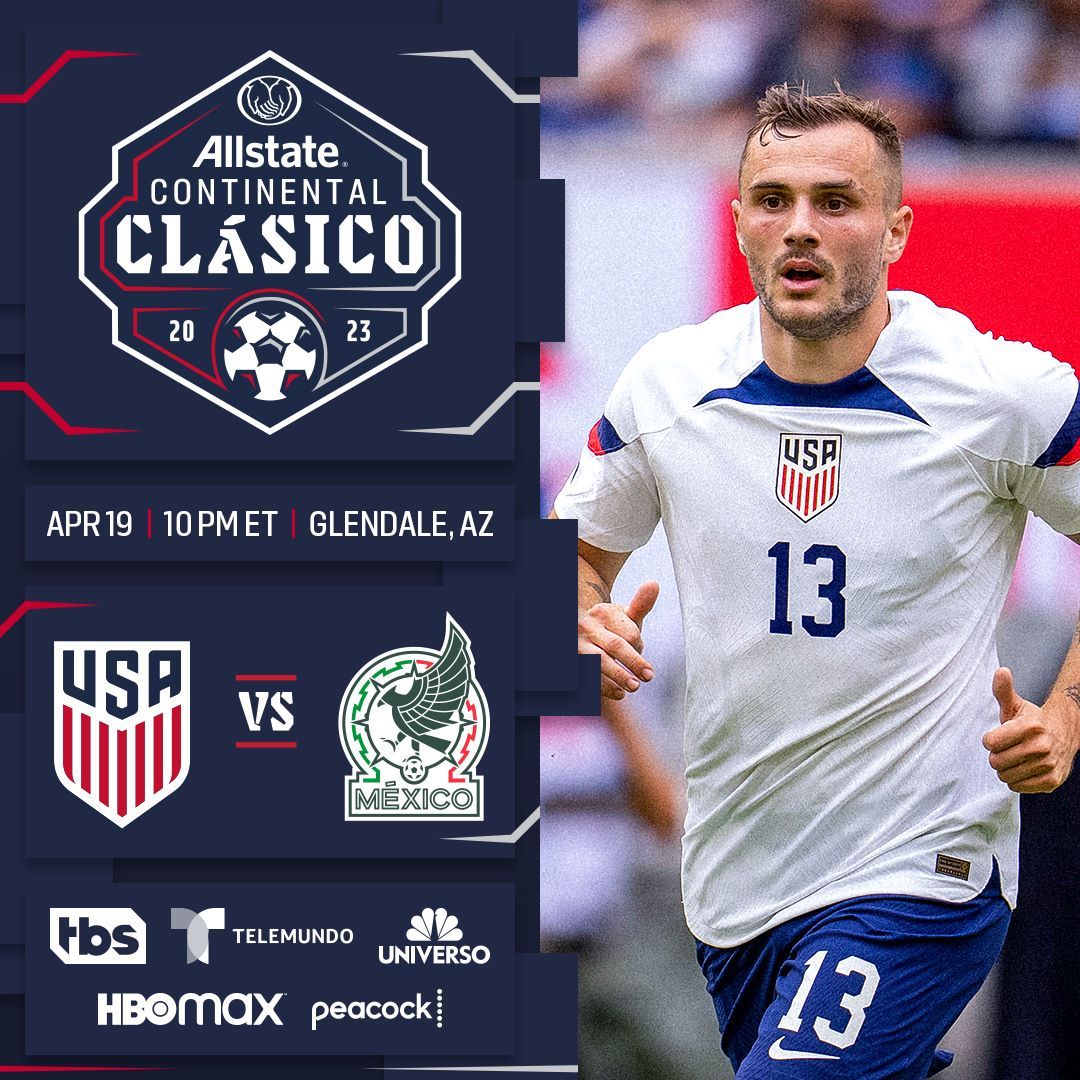 Allstate Continental Clasico USMNT vs Mexico Preview TV Channels Start Time