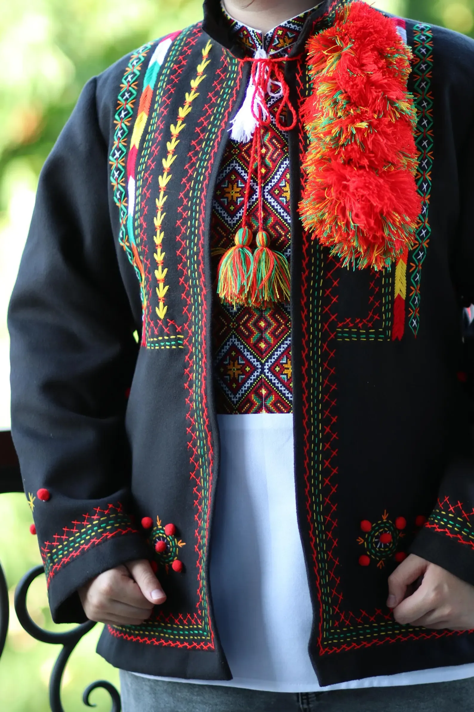Чоловічий кашеміровий сардак «Гуцульська сила» — фото 2