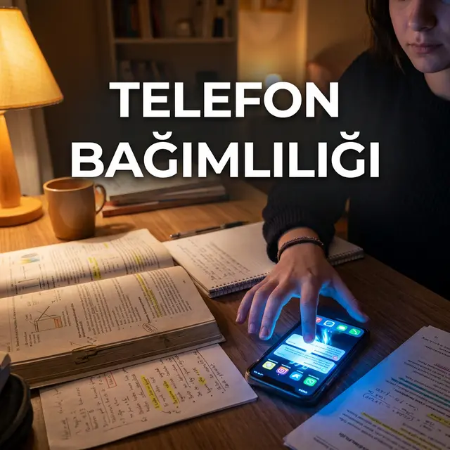 DERS ÇALIŞIRKEN TELEFON BAĞIMLILIĞIN HANGİ SEVİYEDE?