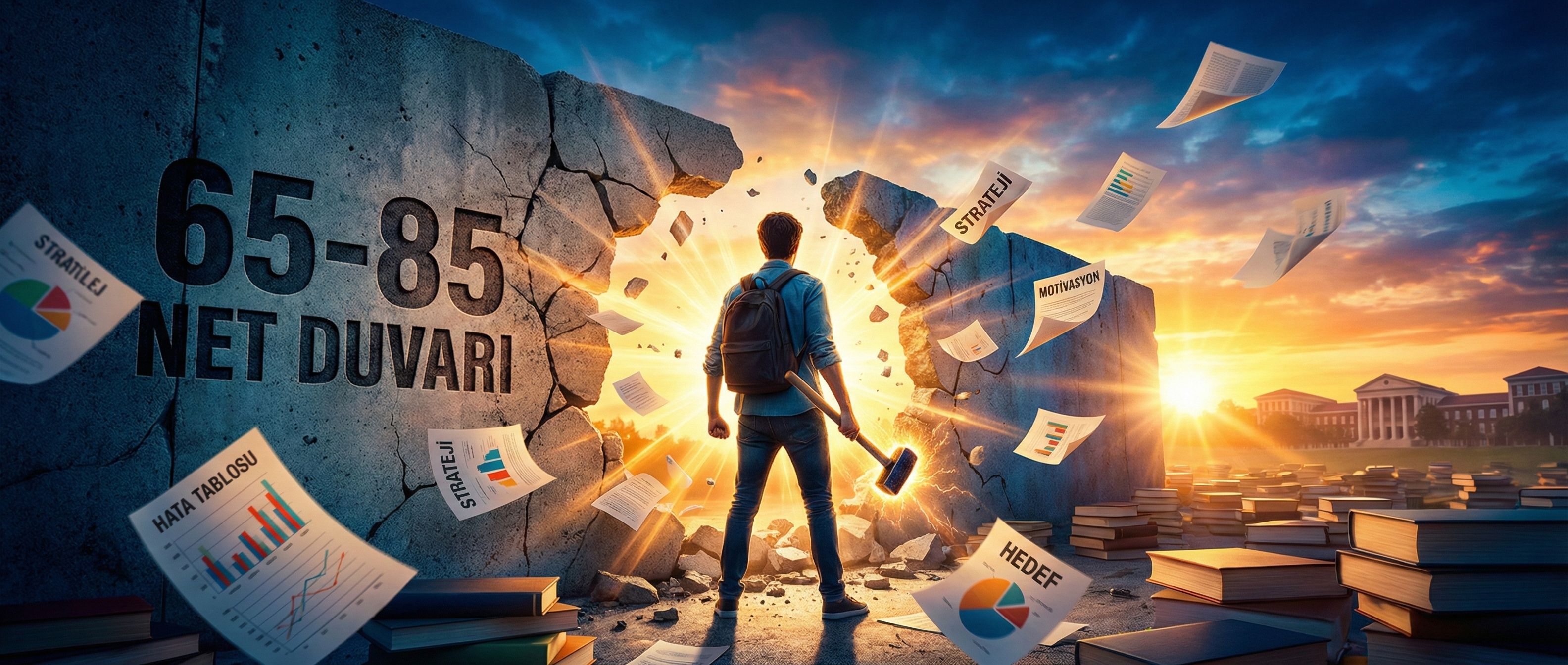 TYT Net Platosu (65–85) Nasıl Kırılır? 75 Net Duvarını Yıkan Hata Tablosu Sistemi