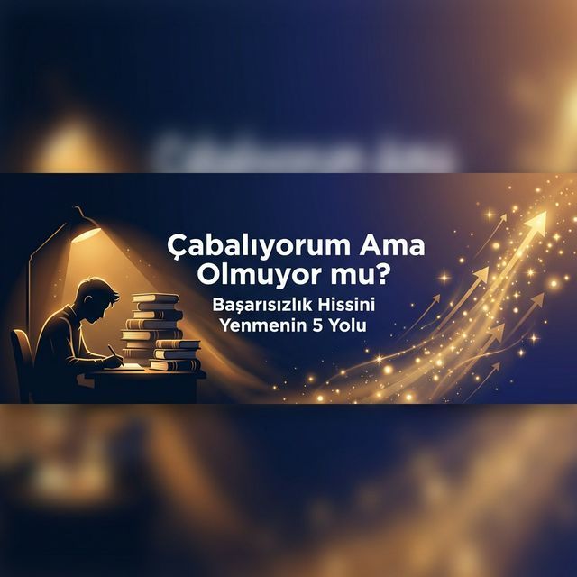 Çabalıyorum Ama Olmuyor mu? Başarısızlık Hissini Yenmenin 5 Yolu